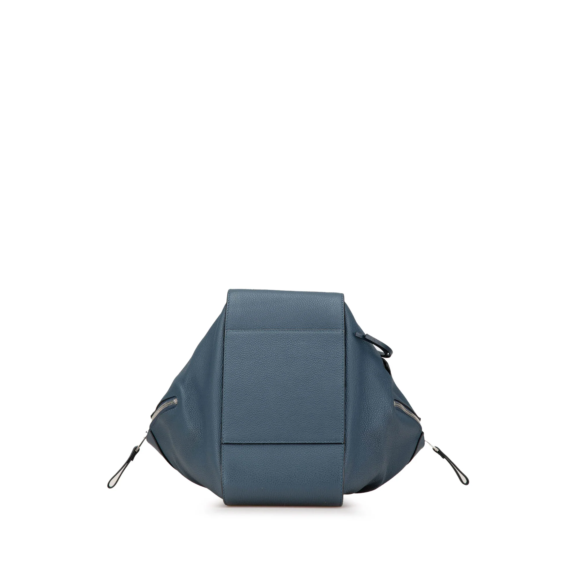 LOEWE | Pre-Owned Small Leather Hammock Bag | Blue - Image 5
