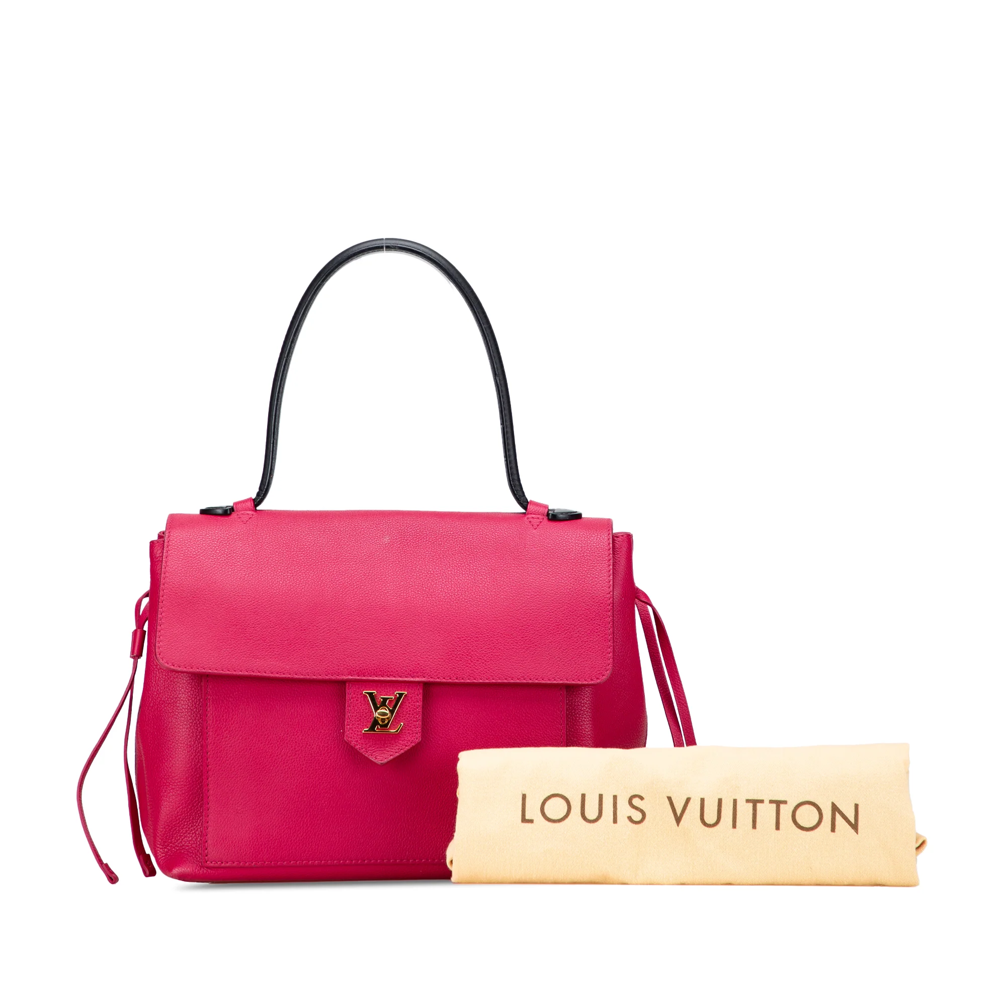 Louis Vuitton | Pre-Owned Calfskin Lockme PM | Pink/Dark Pink - Image 3