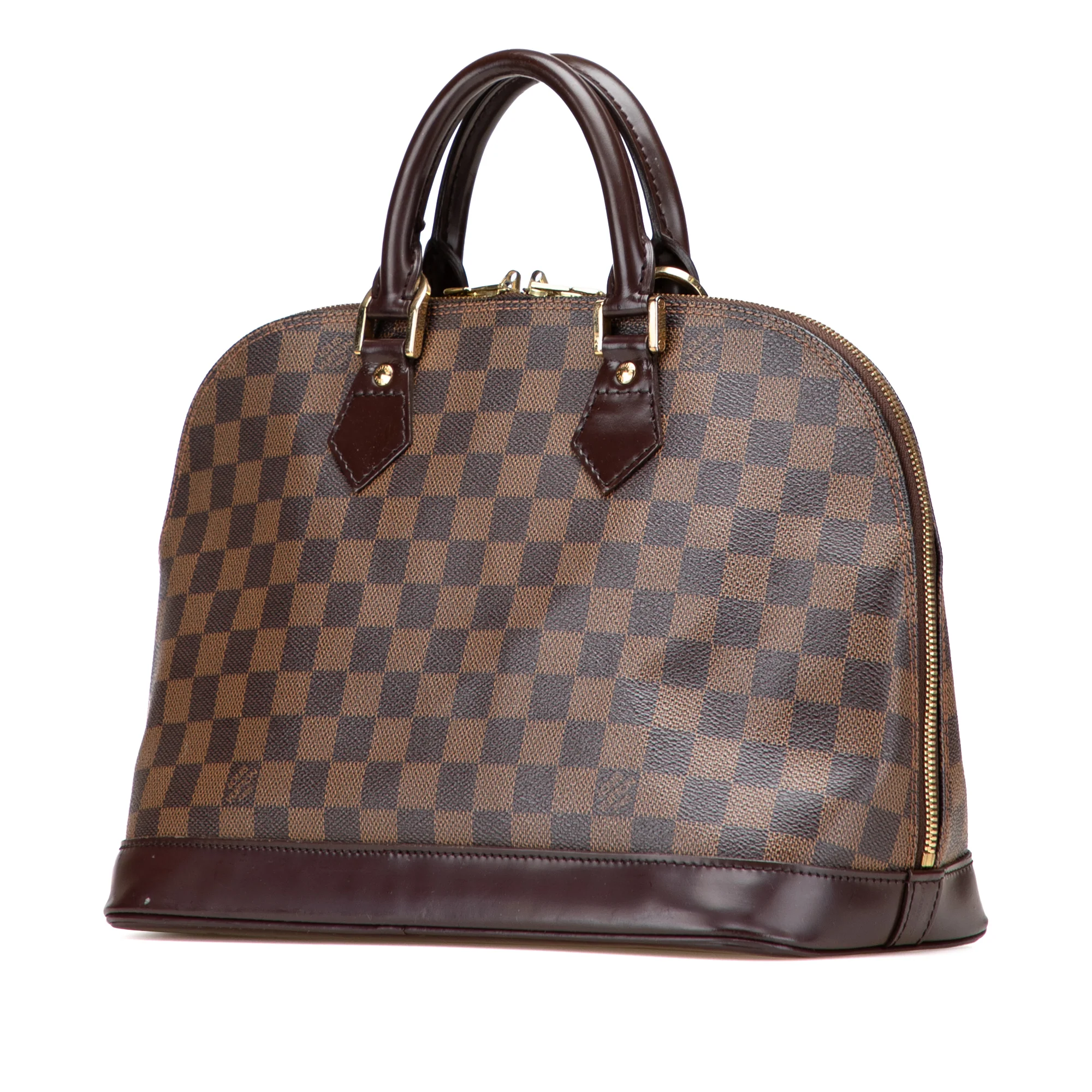 Louis Vuitton | Pre-Owned Damier Ebene Alma MM | Brown - Image 6