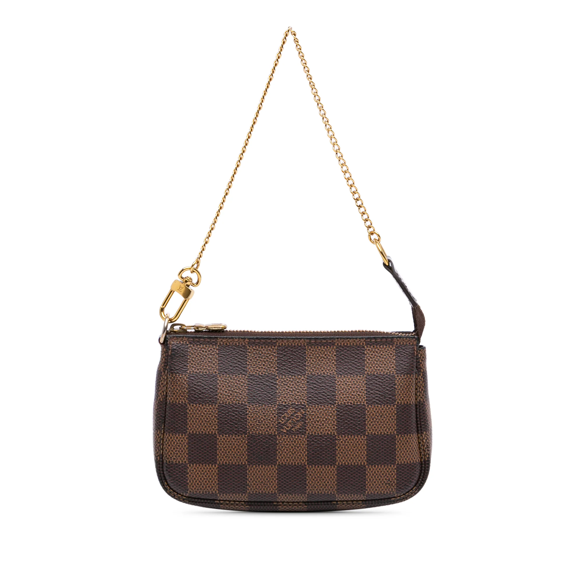 Louis Vuitton | Pre-Owned Damier Ebene Mini Pochette Accessoires | Brown