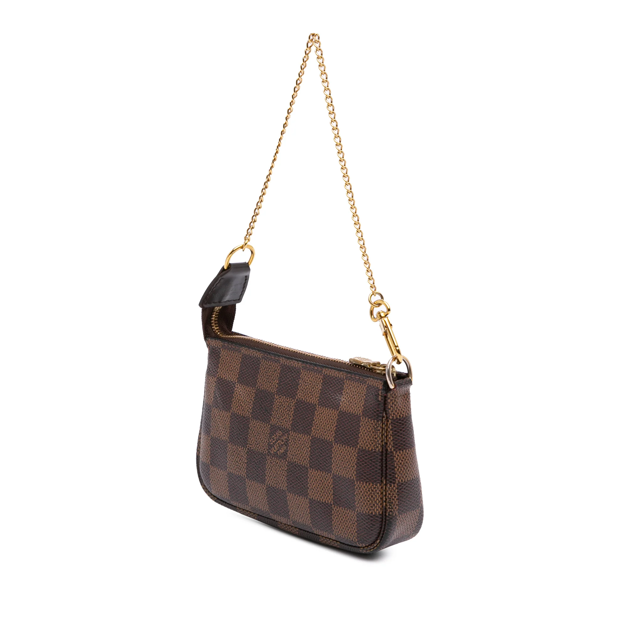 Louis Vuitton | Pre-Owned Damier Ebene Mini Pochette Accessoires | Brown - Image 4