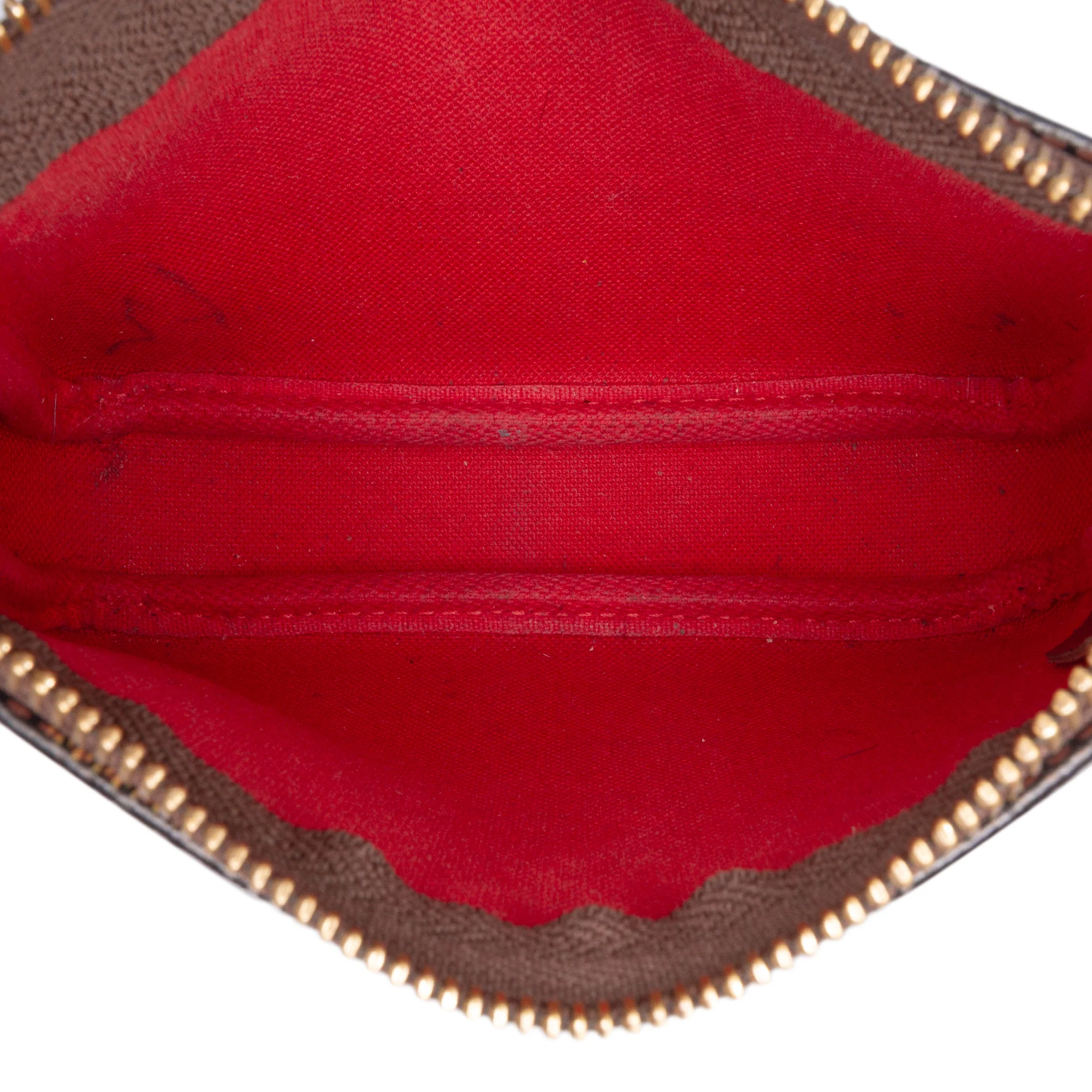 Louis Vuitton | Pre-Owned Damier Ebene Mini Pochette Accessoires | Brown - Image 6