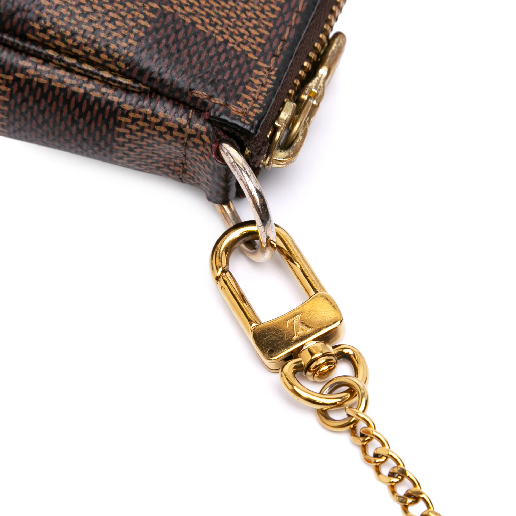 Louis Vuitton | Pre-Owned Damier Ebene Mini Pochette Accessoires | Brown - Image 9