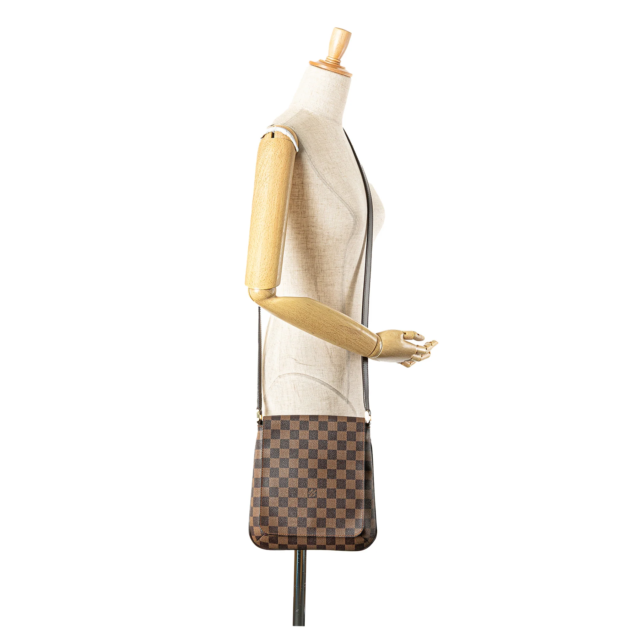 Louis Vuitton | Pre-Owned Damier Ebene Musette Salsa Long Strap | Brown - Image 3