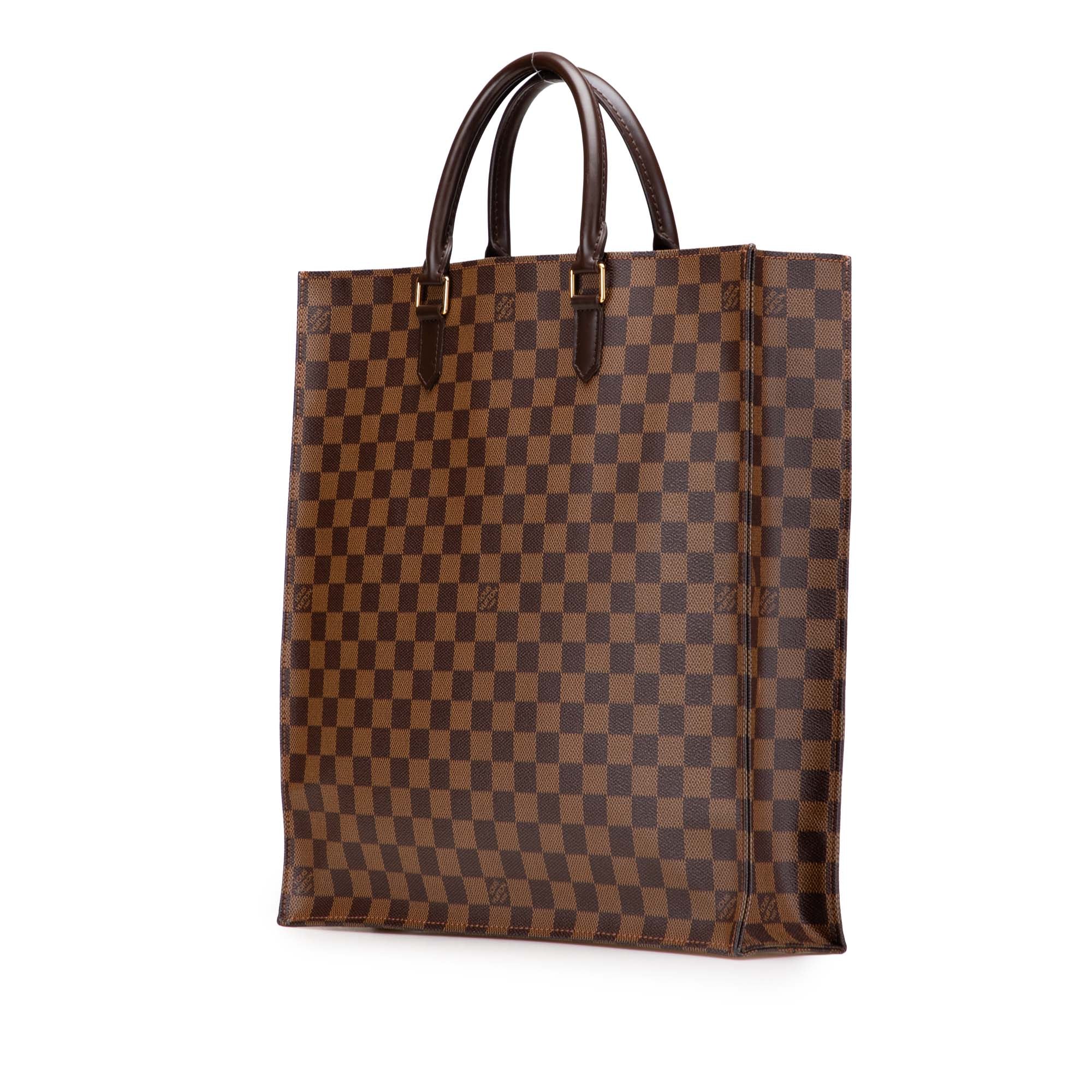 Louis Vuitton | Pre-Owned Damier Ebene Sac Plat | Brown - Image 4