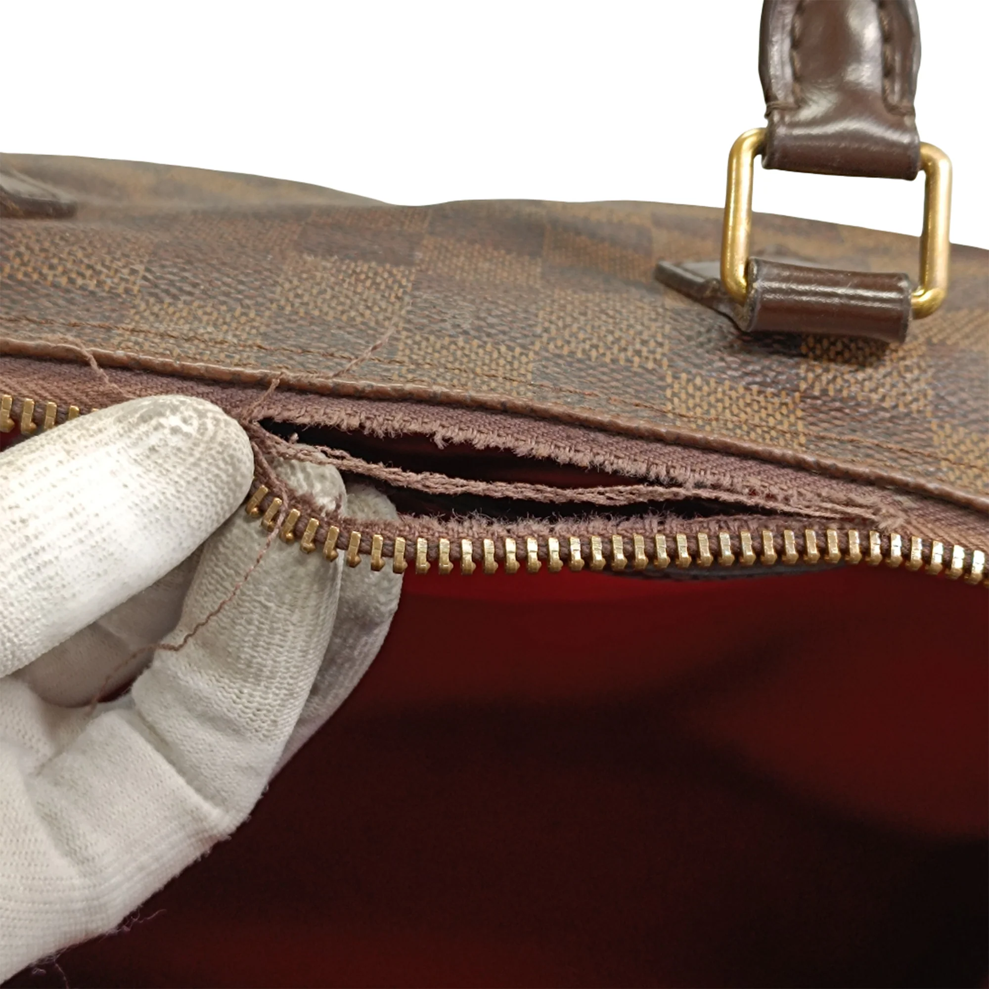 Louis Vuitton | Pre-Owned Damier Ebene Speedy 30 | Brown - Image 8