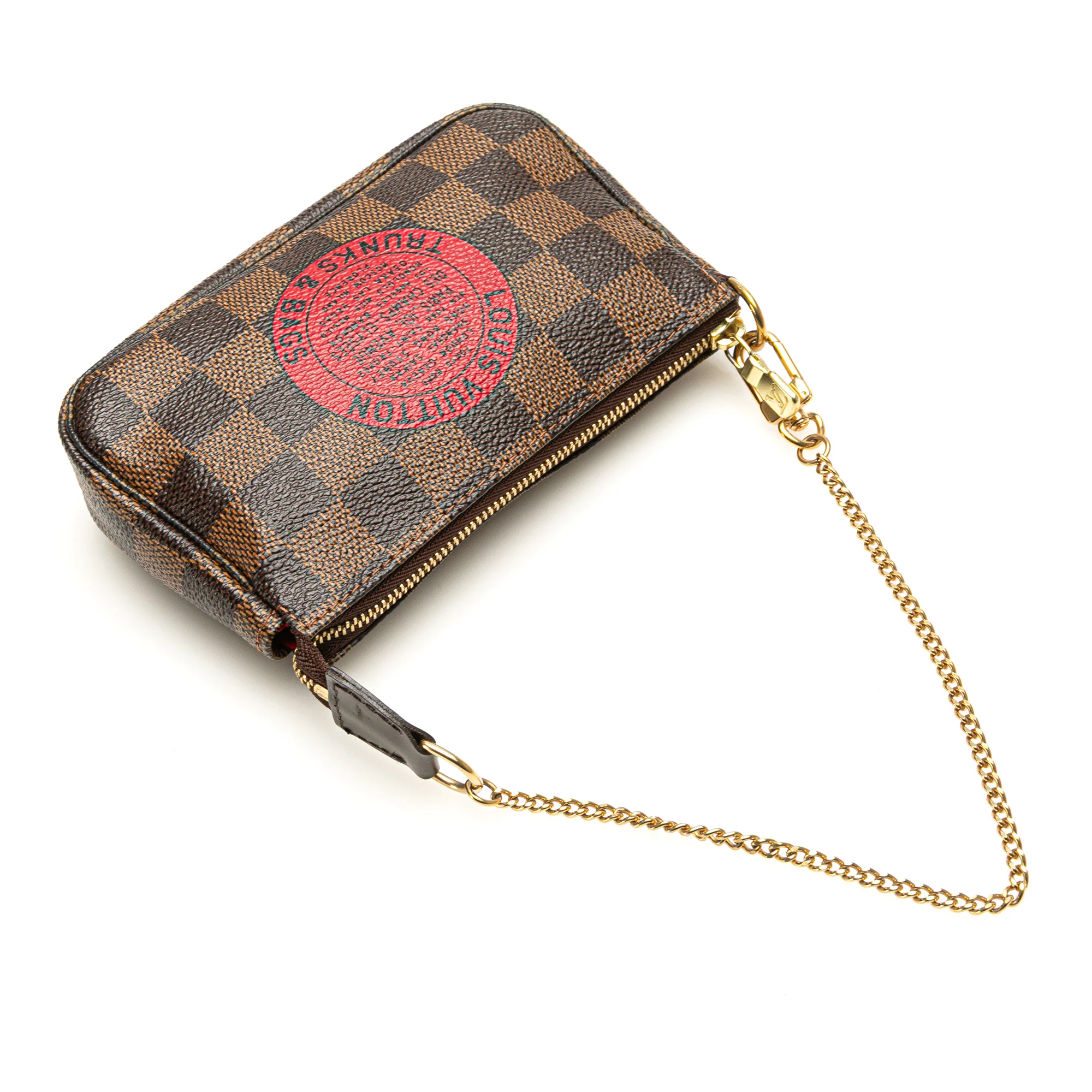 Louis Vuitton | Pre-Owned Damier Ebene Trunks and Bags Mini Pochette Accessoires - II | Brown - Image 3