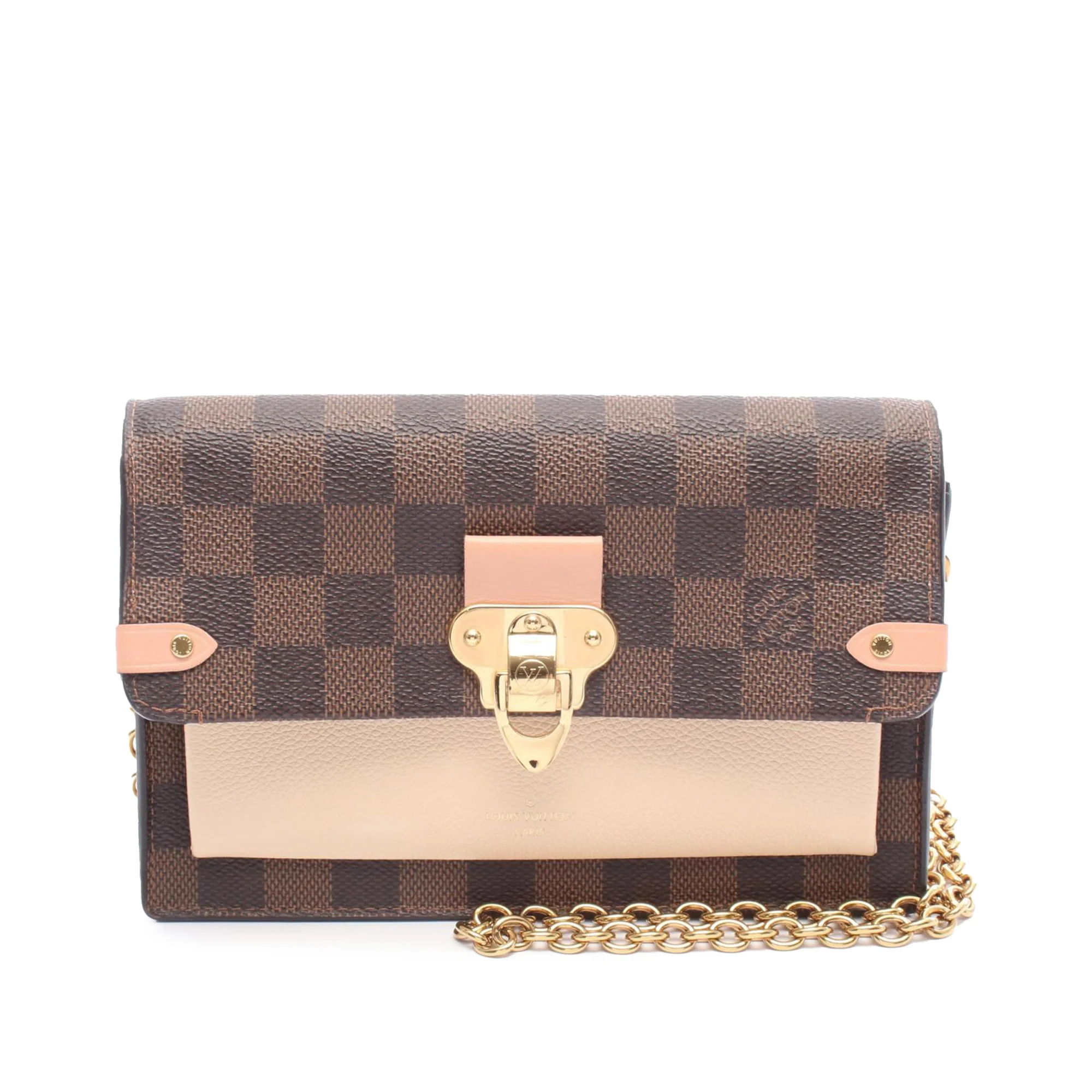 Louis Vuitton | Pre-Owned Damier Ebene Vavin Wallet on Chain | Brown
