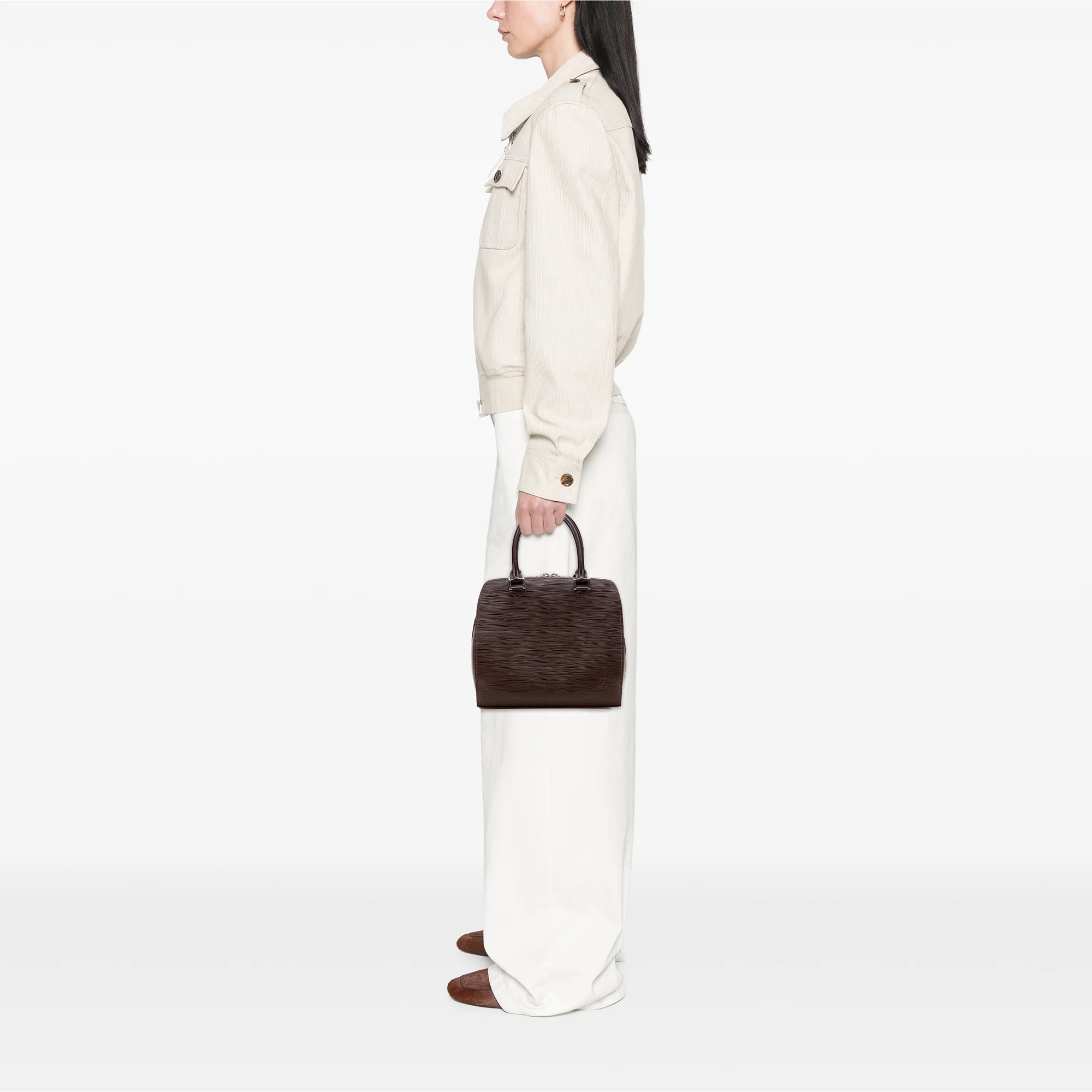 Louis Vuitton | Pre-Owned Epi Pont Neuf | Brown/Dark Brown - Image 3