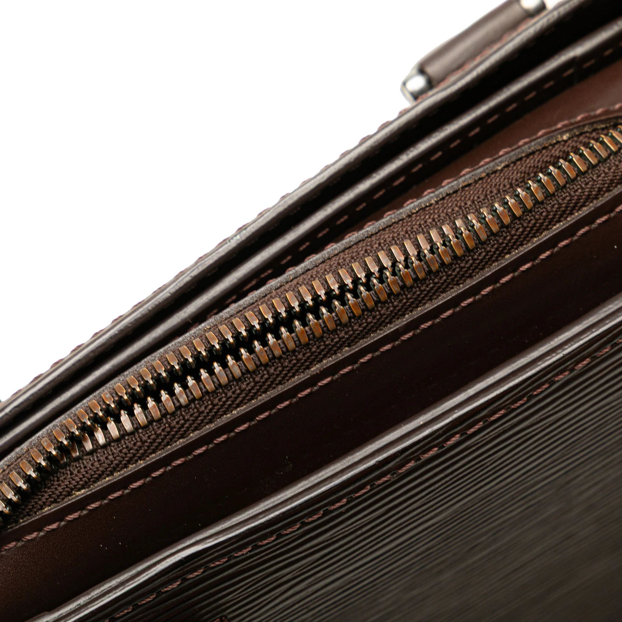 Louis Vuitton | Pre-Owned Epi Pont Neuf | Brown/Dark Brown - Image 9