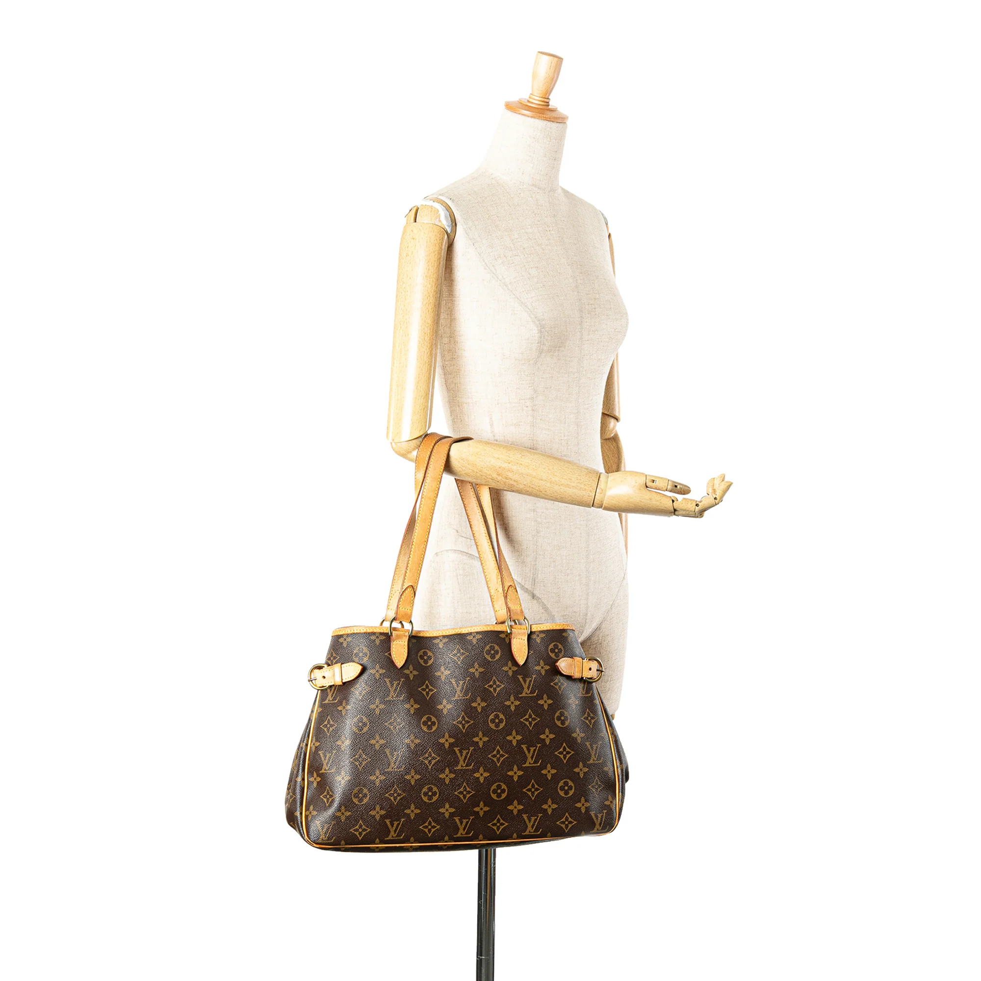 Louis Vuitton | Pre-Owned Monogram Batignolles Horizontal | Brown - Image 8