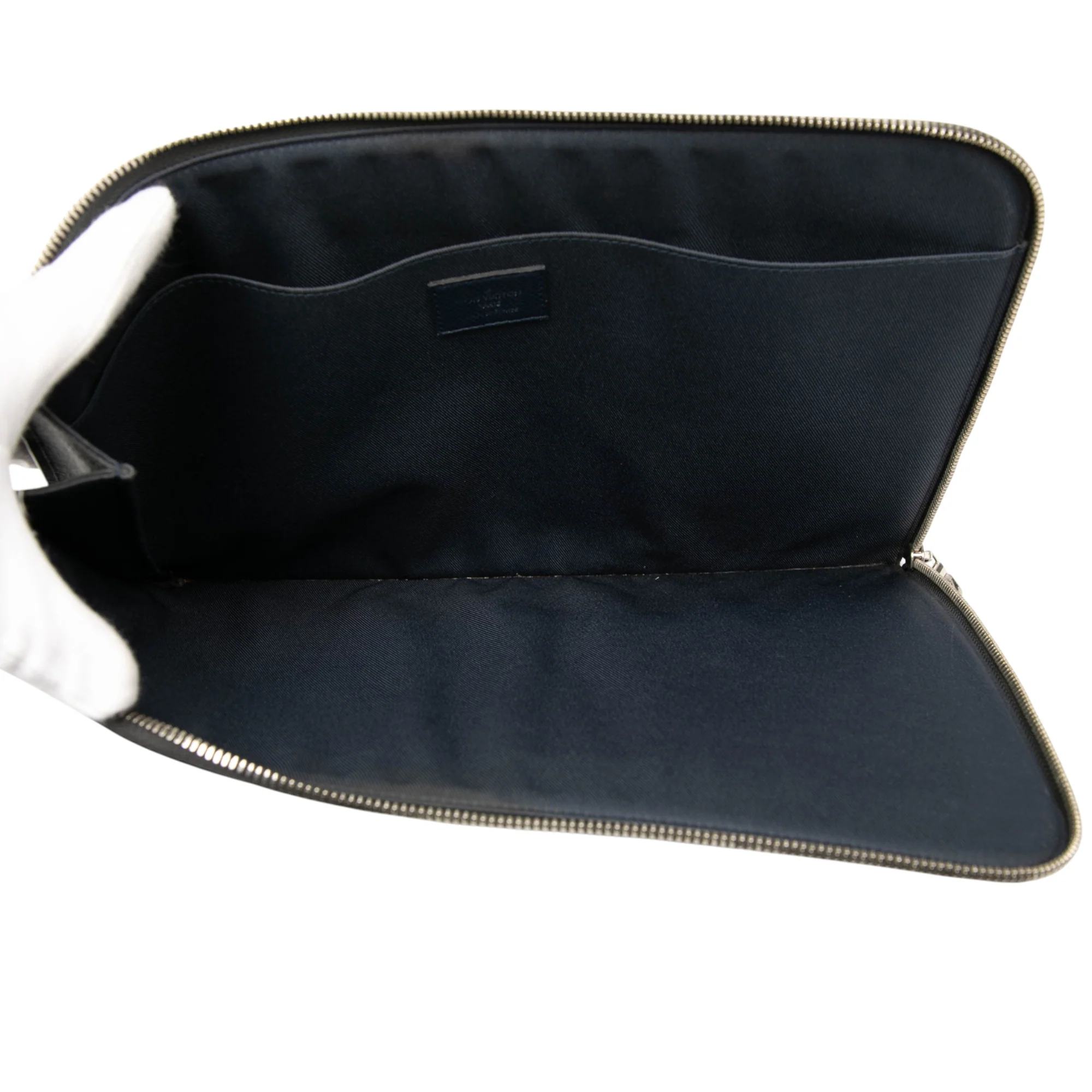 Louis Vuitton | Pre-Owned Monogram Cobalt Pochette Jour GM | Blue/Navy - Image 4
