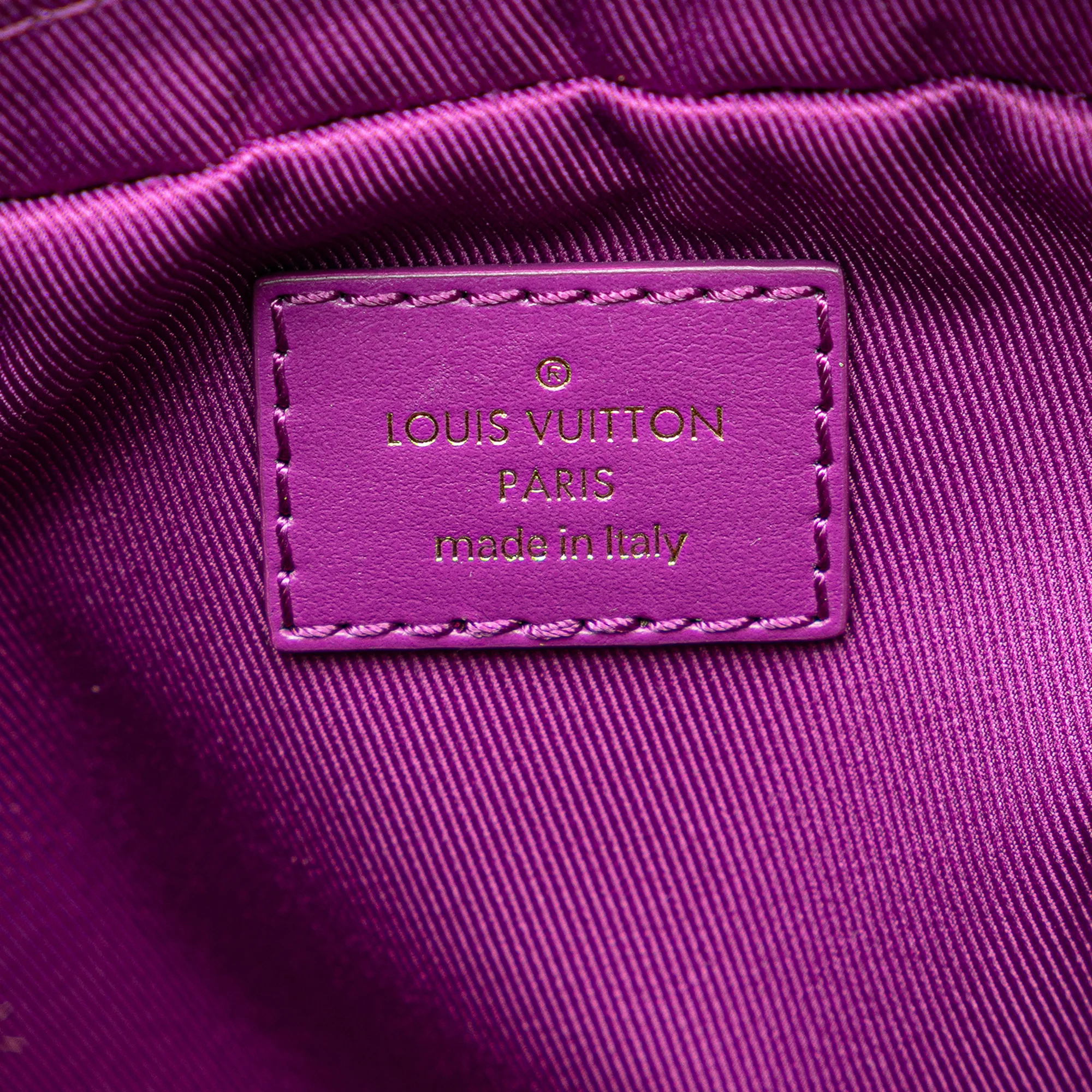 Louis Vuitton | Pre-Owned Monogram Denim Outdoor Bumbag | Purple - Image 5