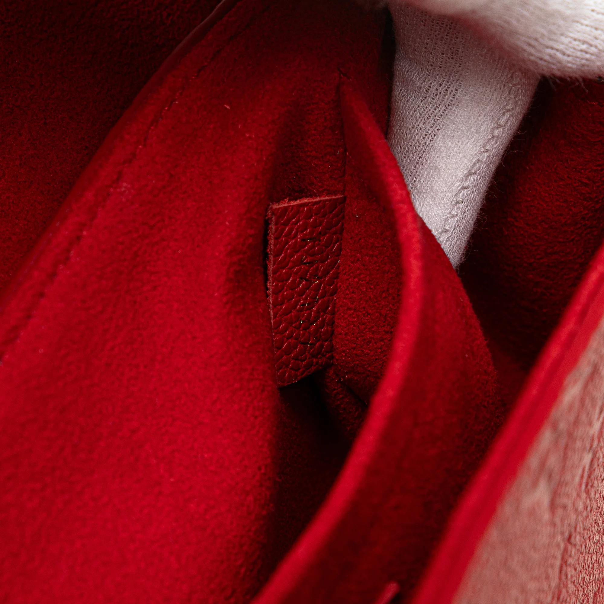 Louis Vuitton | Pre-Owned Monogram Empreinte Saint Sulpice BB | Red - Image 6