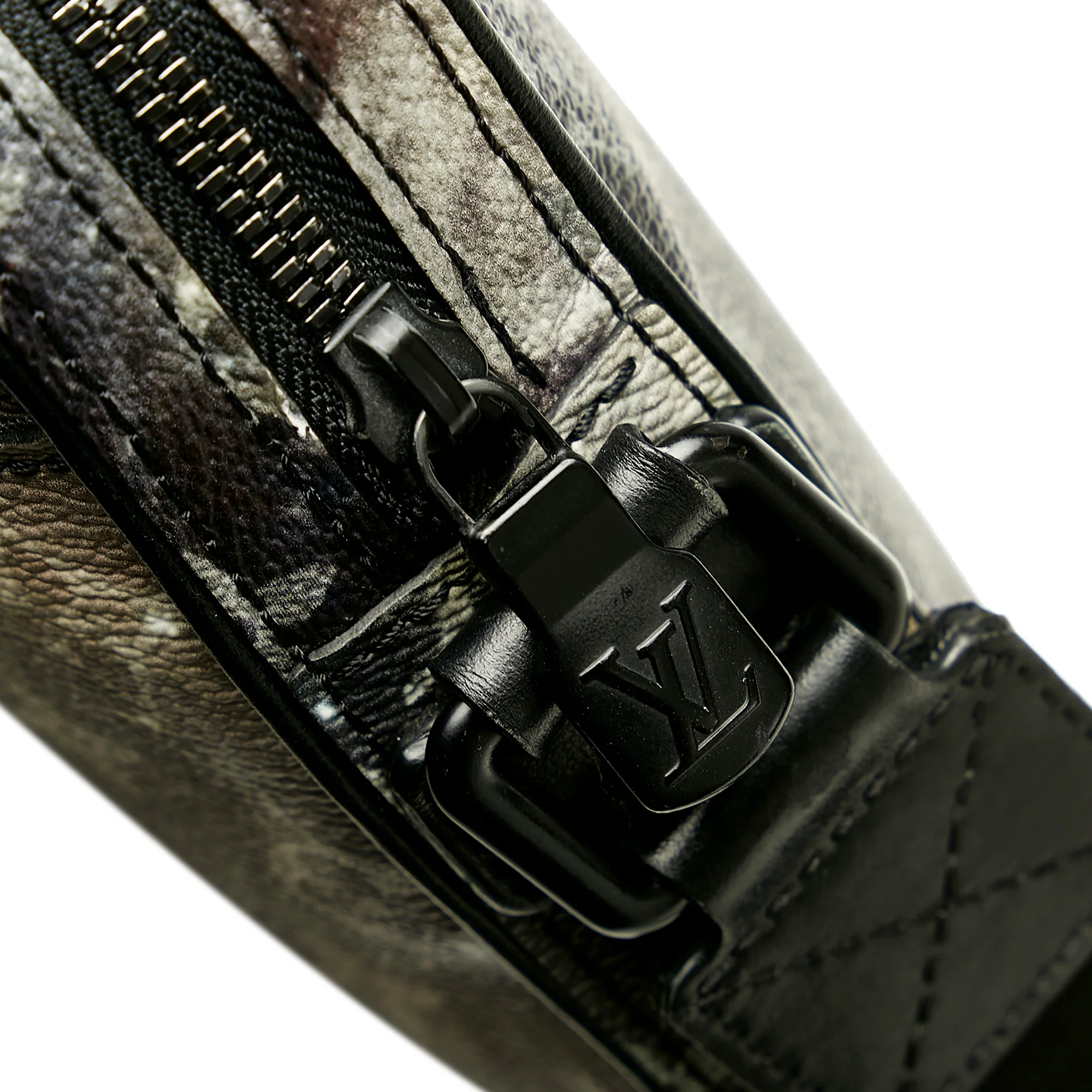 Louis Vuitton | Pre-Owned Monogram Galaxy Alpha Hobo | Black/Gray - Image 8