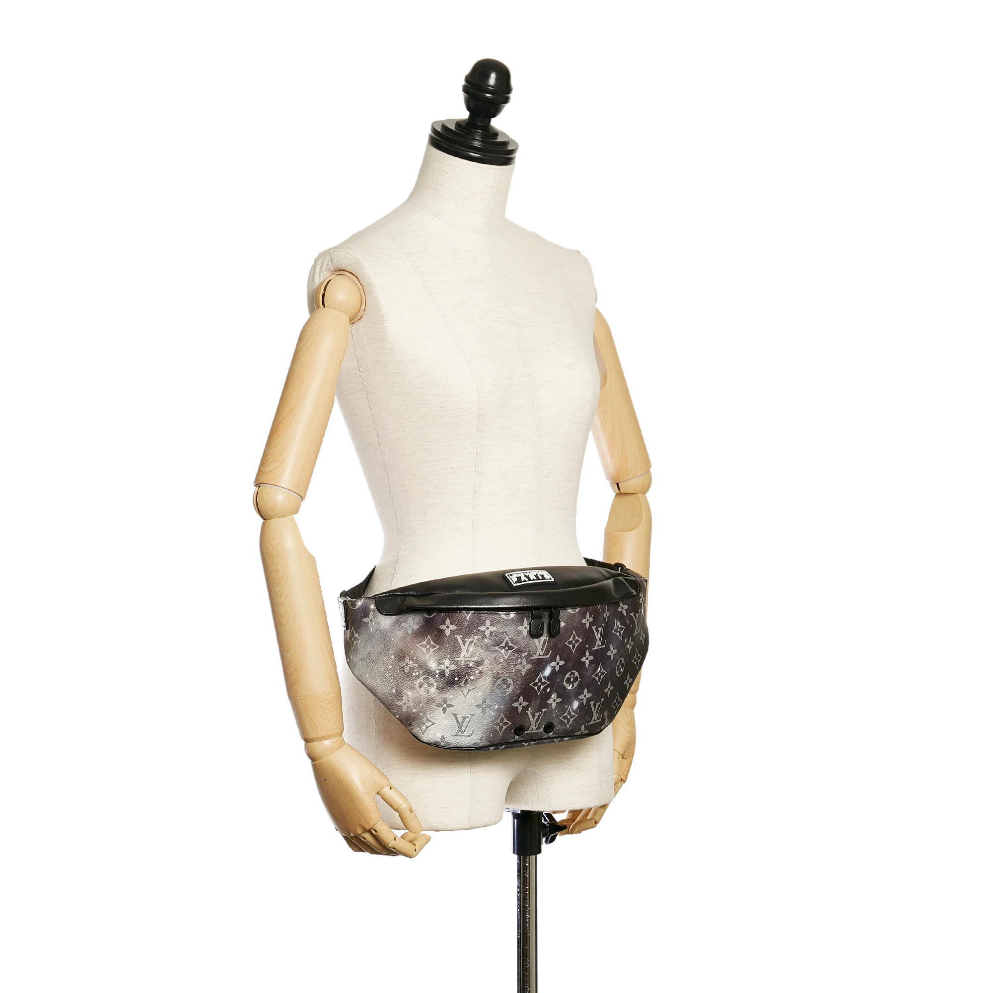 Louis Vuitton | Pre-Owned Monogram Galaxy Discovery Bumbag | Black/Gray - Image 10