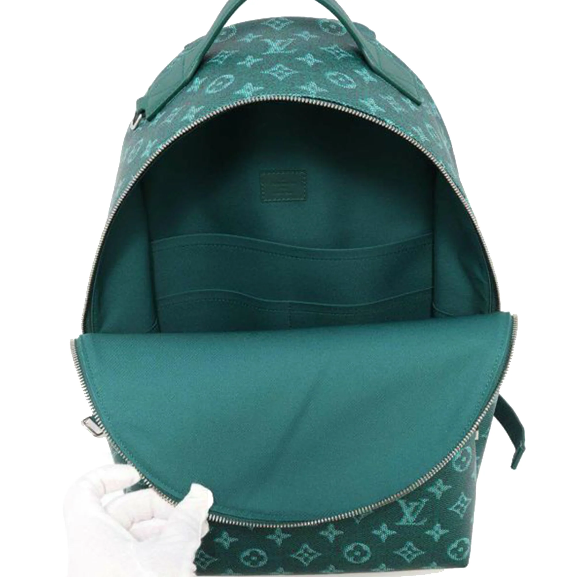 Louis Vuitton | Pre-Owned Monogram Heritage Discovery Backpack PM | Green - Image 4