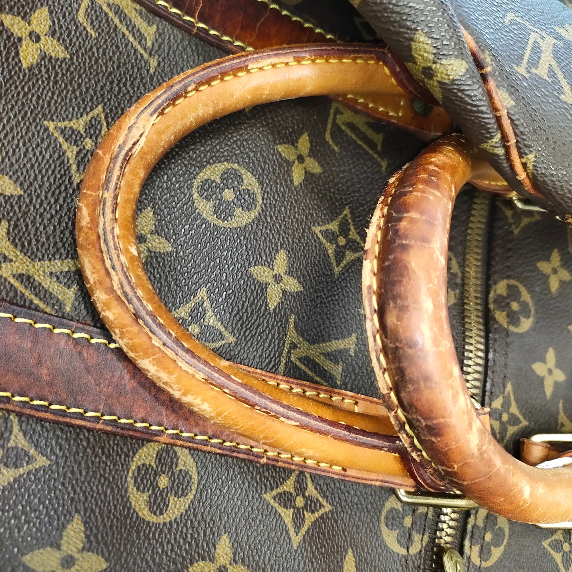 Louis Vuitton | Pre-Owned Monogram Keepall 45 - I | Brown - Image 12
