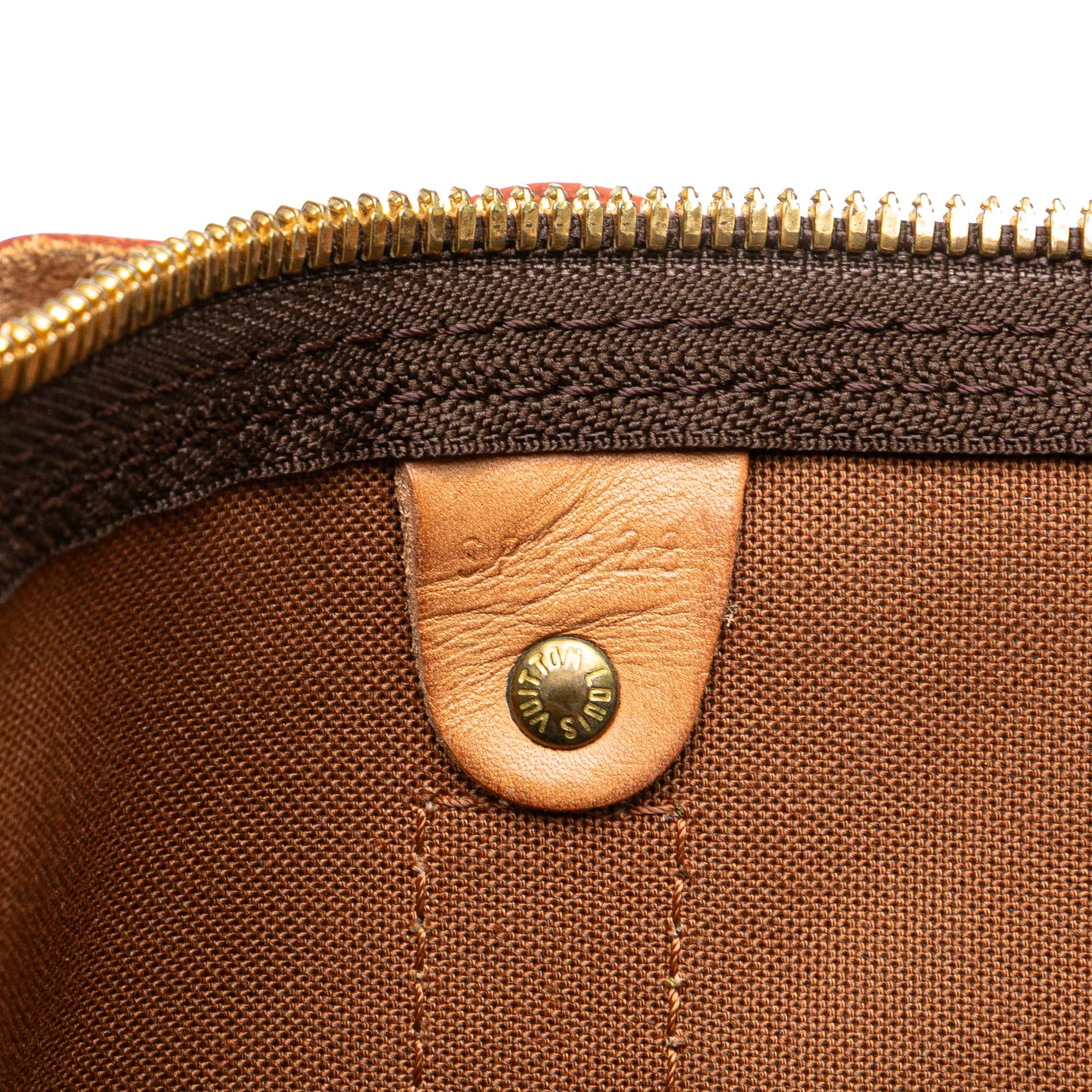Louis Vuitton | Pre-Owned Monogram Keepall Bandouliere 50 | Brown - Image 11