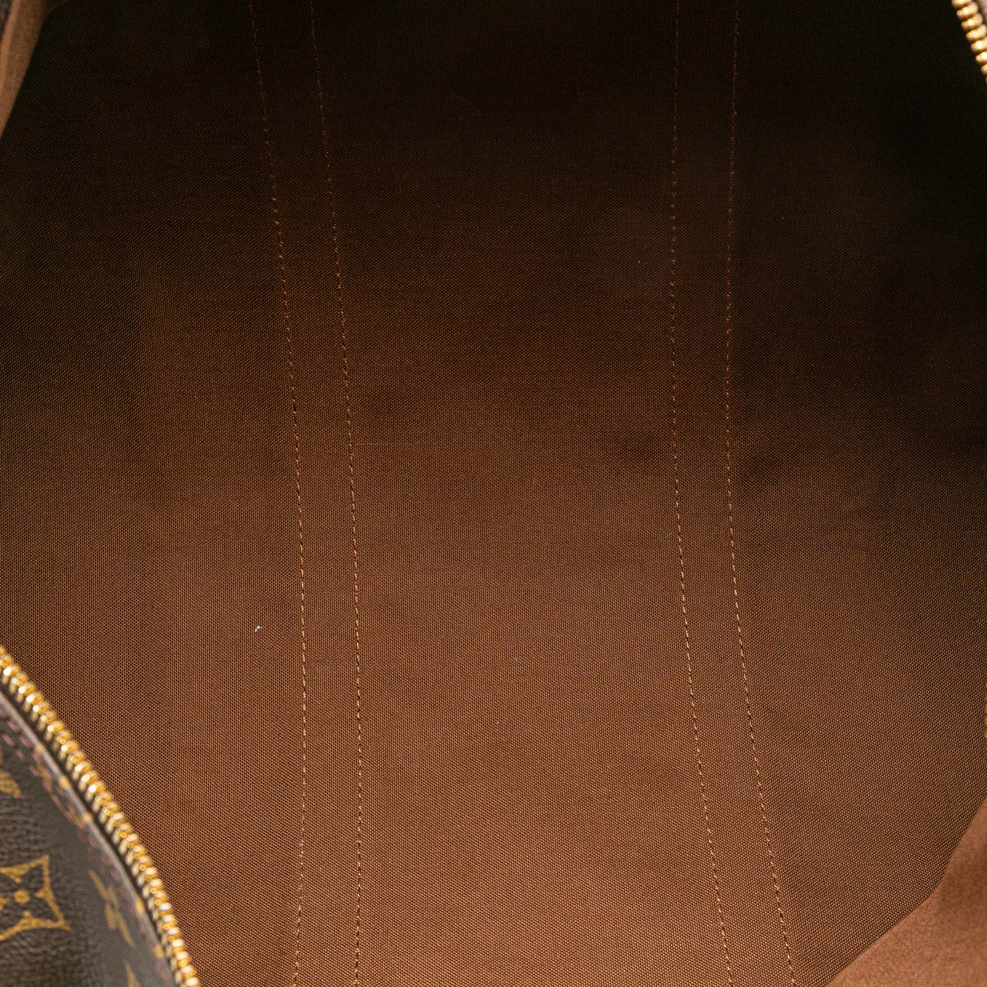 Louis Vuitton | Pre-Owned Monogram Keepall Bandouliere 50 | Brown - Image 6