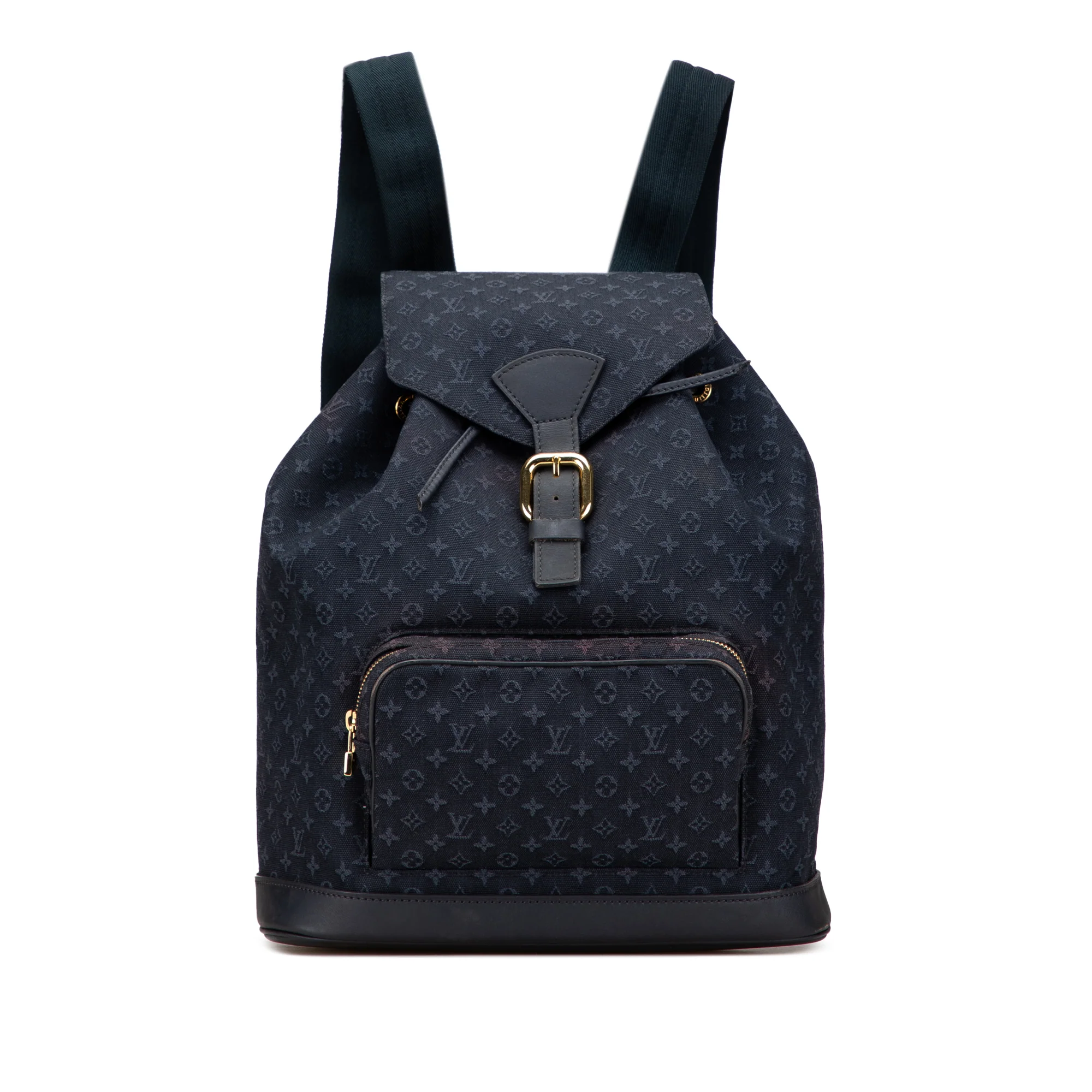 Louis Vuitton | Pre-Owned Monogram Mini Lin Montsouris GM | Blue/Dark Blue