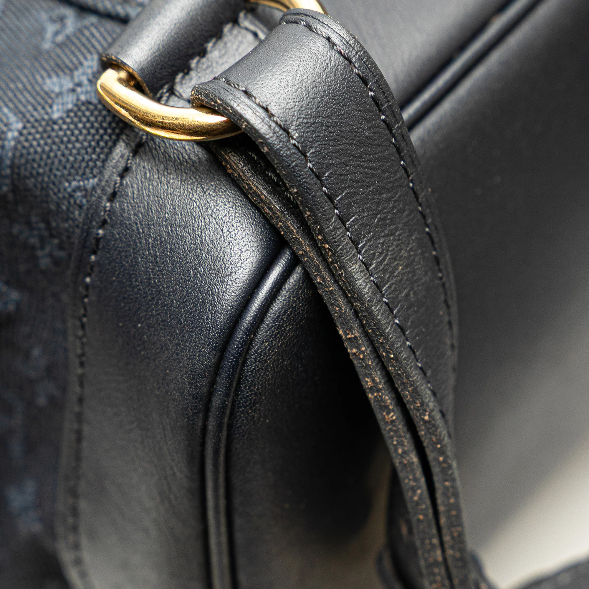 Louis Vuitton | Pre-Owned Monogram Mini Lin Montsouris GM | Blue/Dark Blue - Image 2