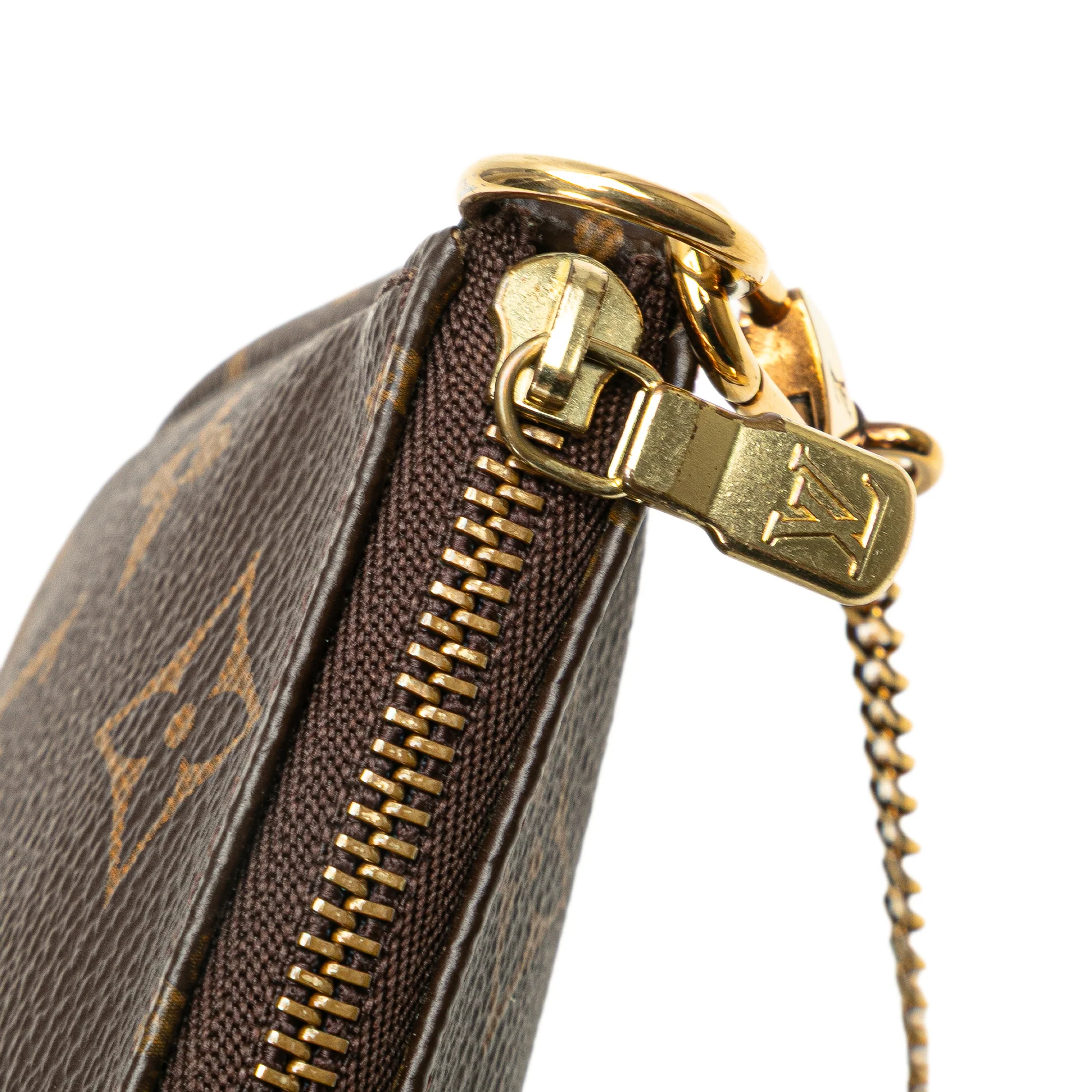 Louis Vuitton | Pre-Owned Monogram Mini Pochette Accessoires - I | Brown - Image 9