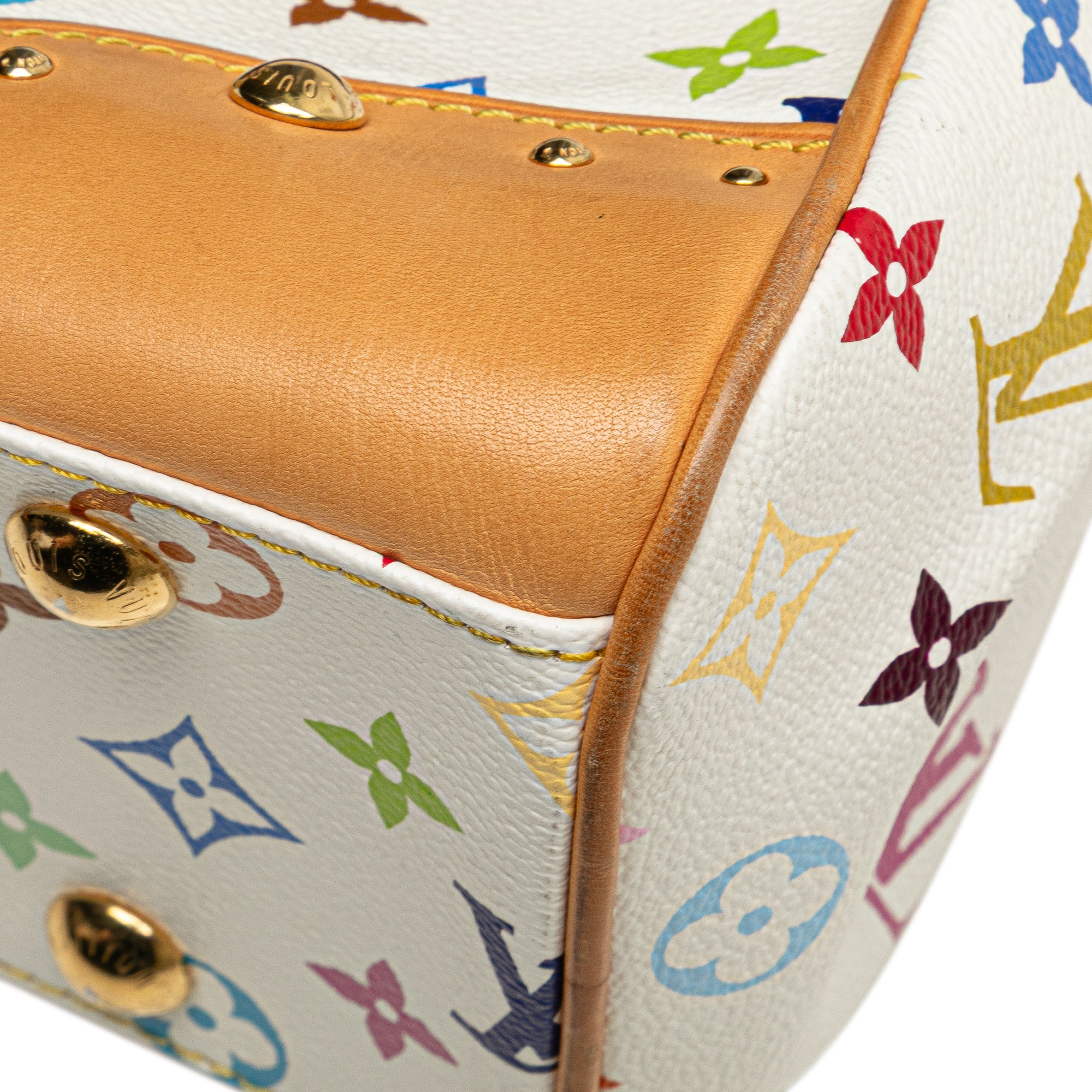Louis Vuitton | Pre-Owned Monogram Multicolore Beverly MM | White - Image 11