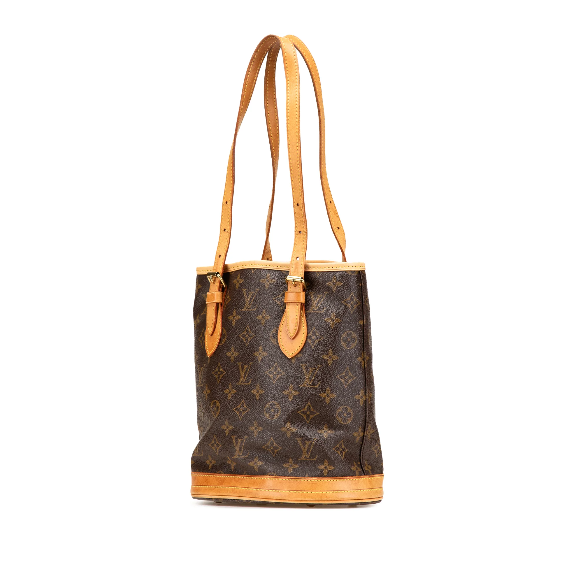 Louis Vuitton | Pre-Owned Monogram Petit Bucket | Brown - Image 6