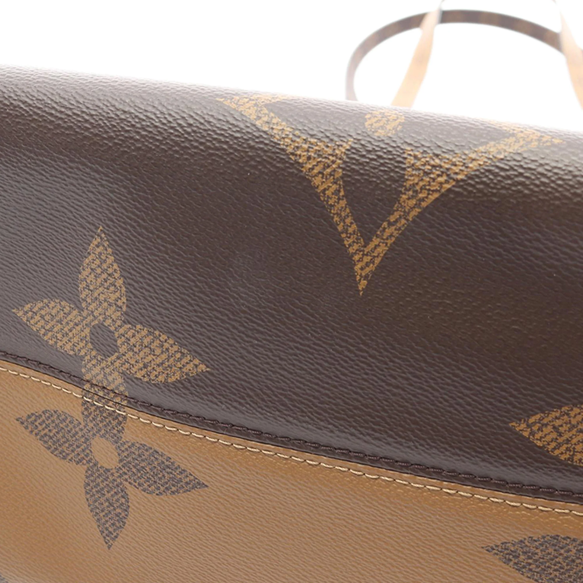 Louis Vuitton | Pre-Owned Monogram Reverse Giant OnTheGo GM - I | Brown - Image 6
