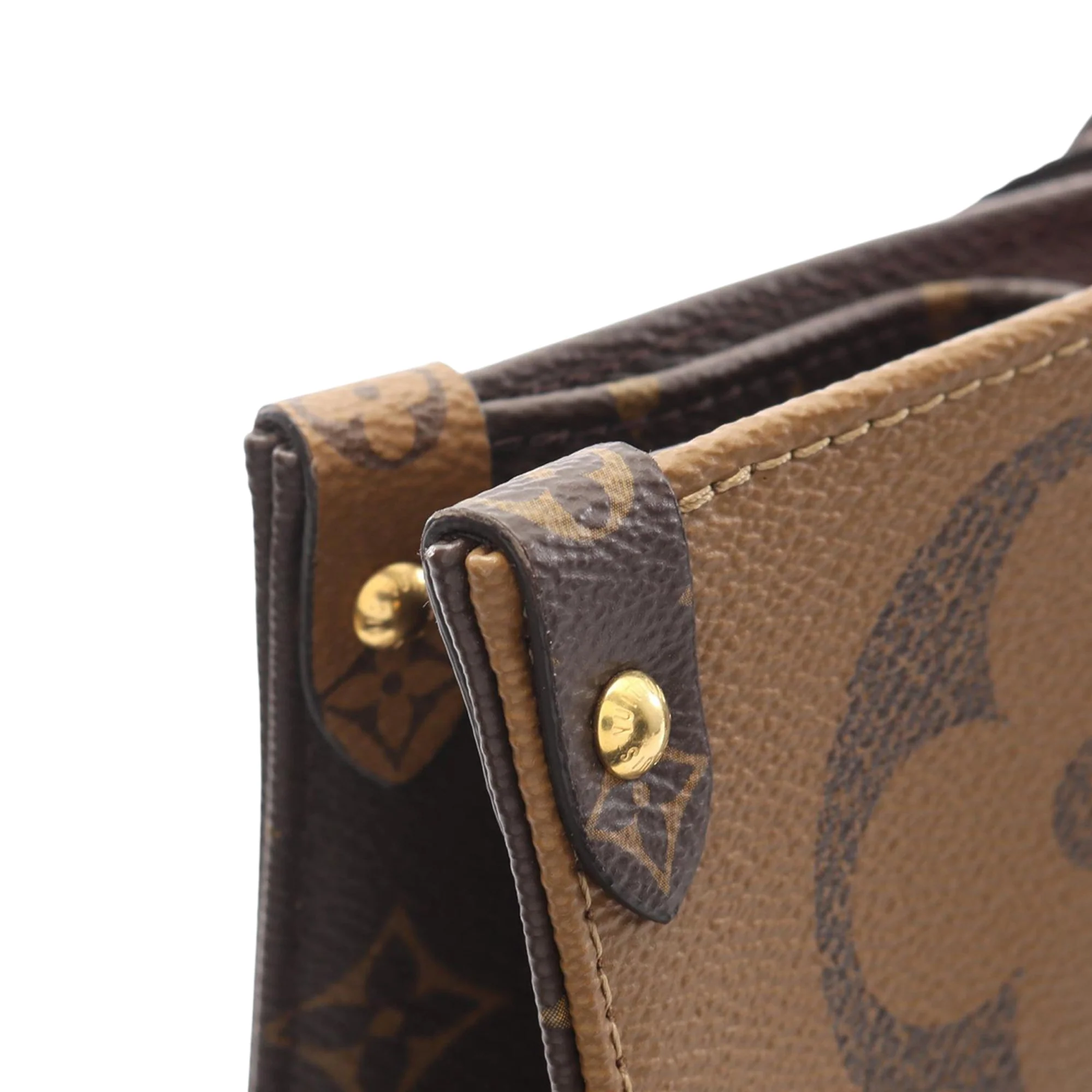 Louis Vuitton | Pre-Owned Monogram Reverse Giant OnTheGo GM - II | Brown - Image 8