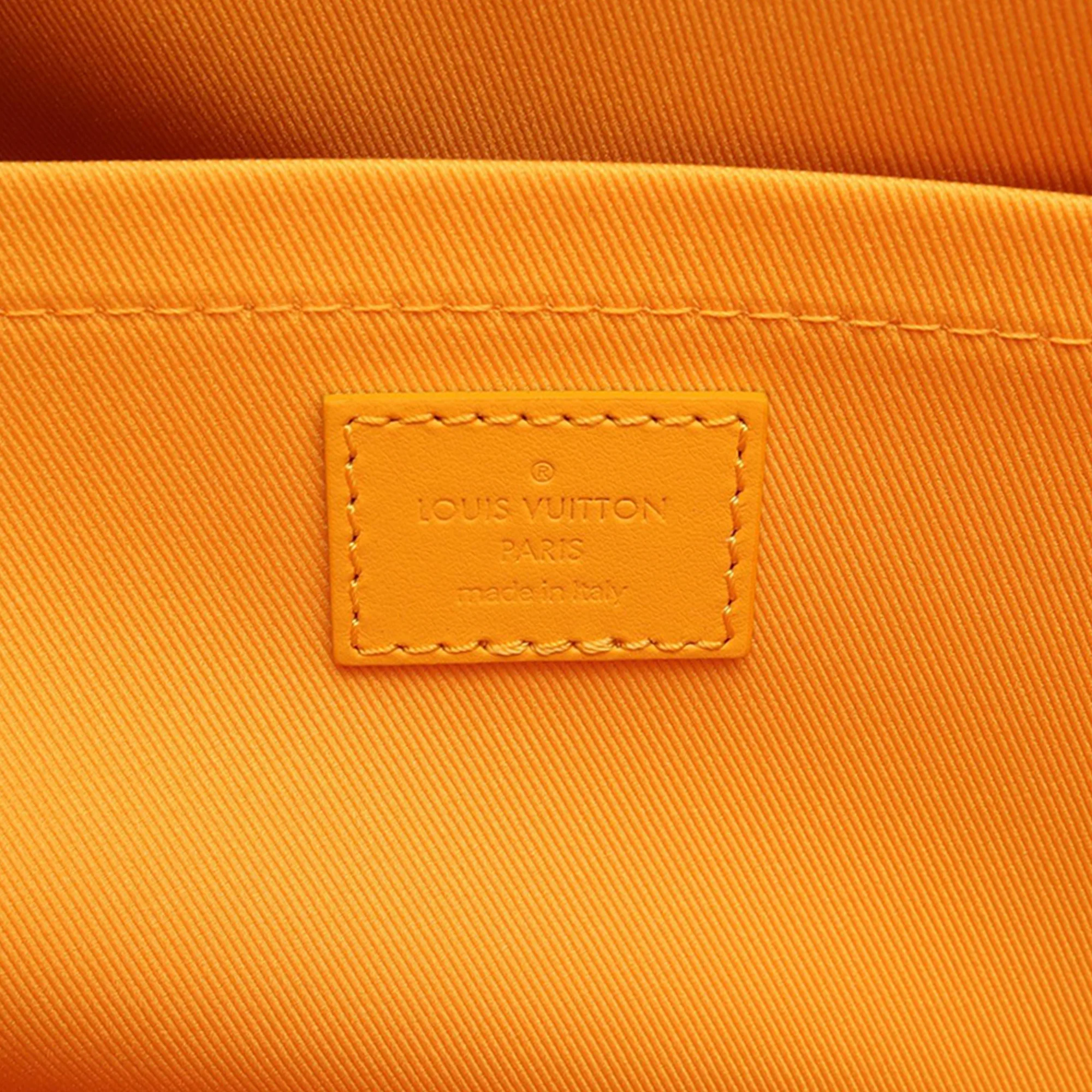 Louis Vuitton | Pre-Owned Monogram Sac Plat 24H Tote | Yellow - Image 4
