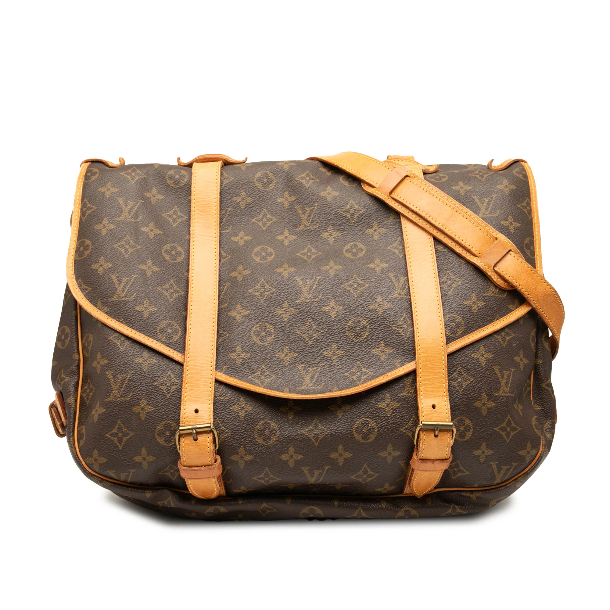 Louis Vuitton | Pre-Owned Monogram Saumur 43 | Brown