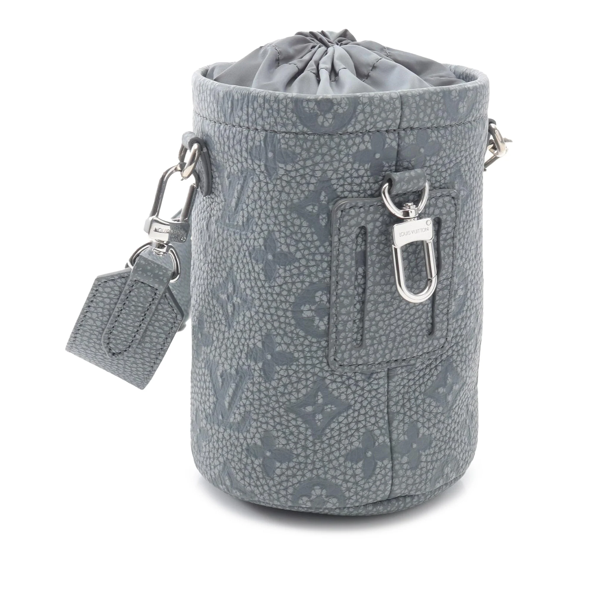 Louis Vuitton | Pre-Owned Monogram Taurillon Chalk Nano Sling Bag | Gray - Image 5