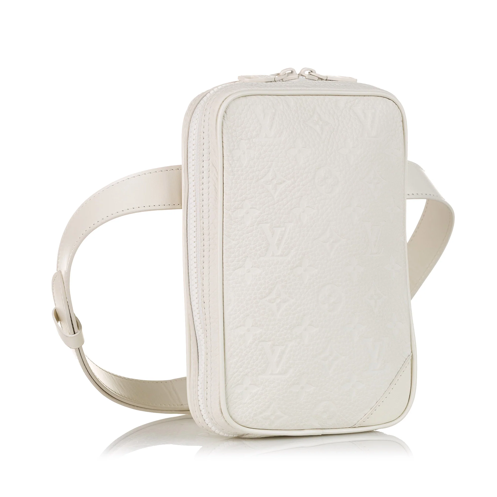 Louis Vuitton | Pre-Owned Monogram Taurillon Utility Side - II | White - Image 2