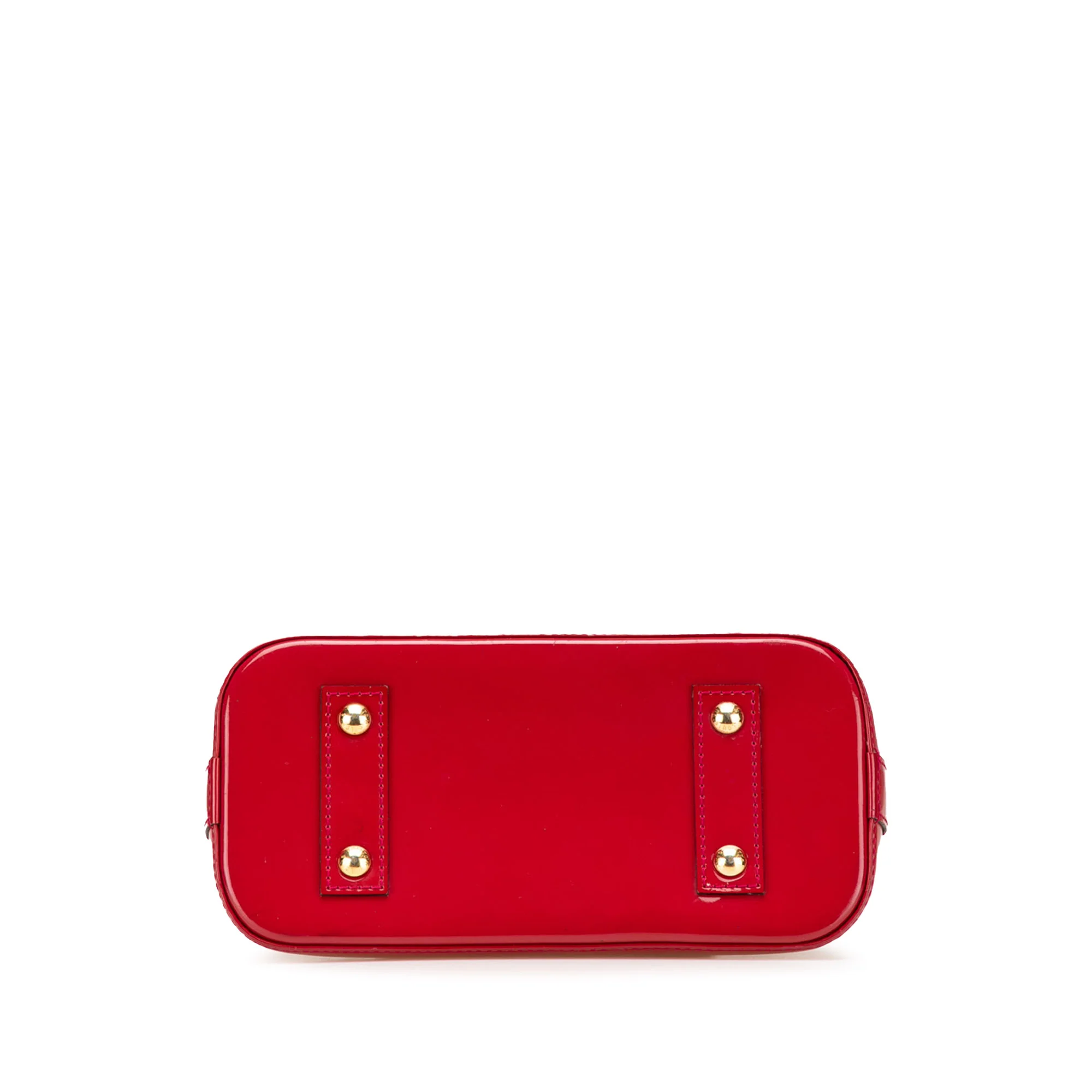 Louis Vuitton | Pre-Owned Monogram Vernis Alma BB | Red - Image 6