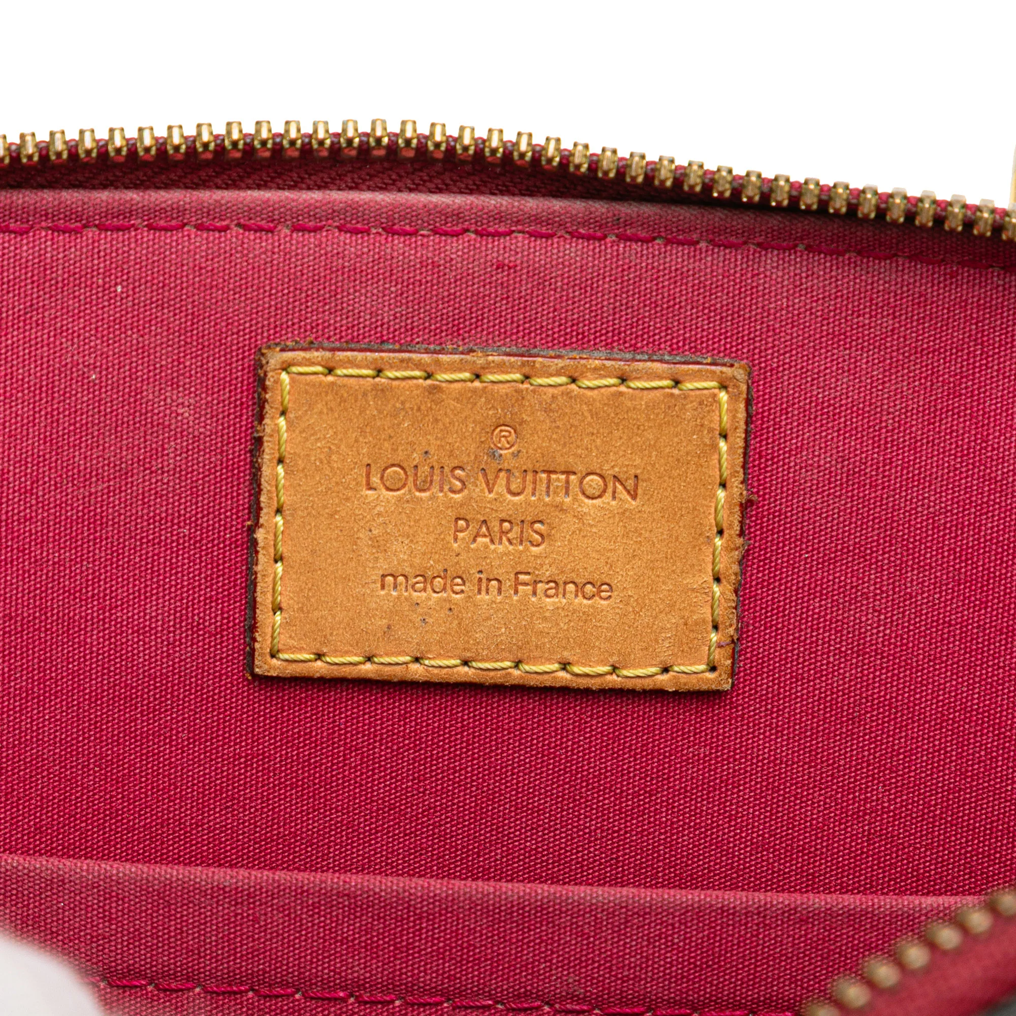 Louis Vuitton | Pre-Owned Monogram Vernis Alma BB | Red - Image 8