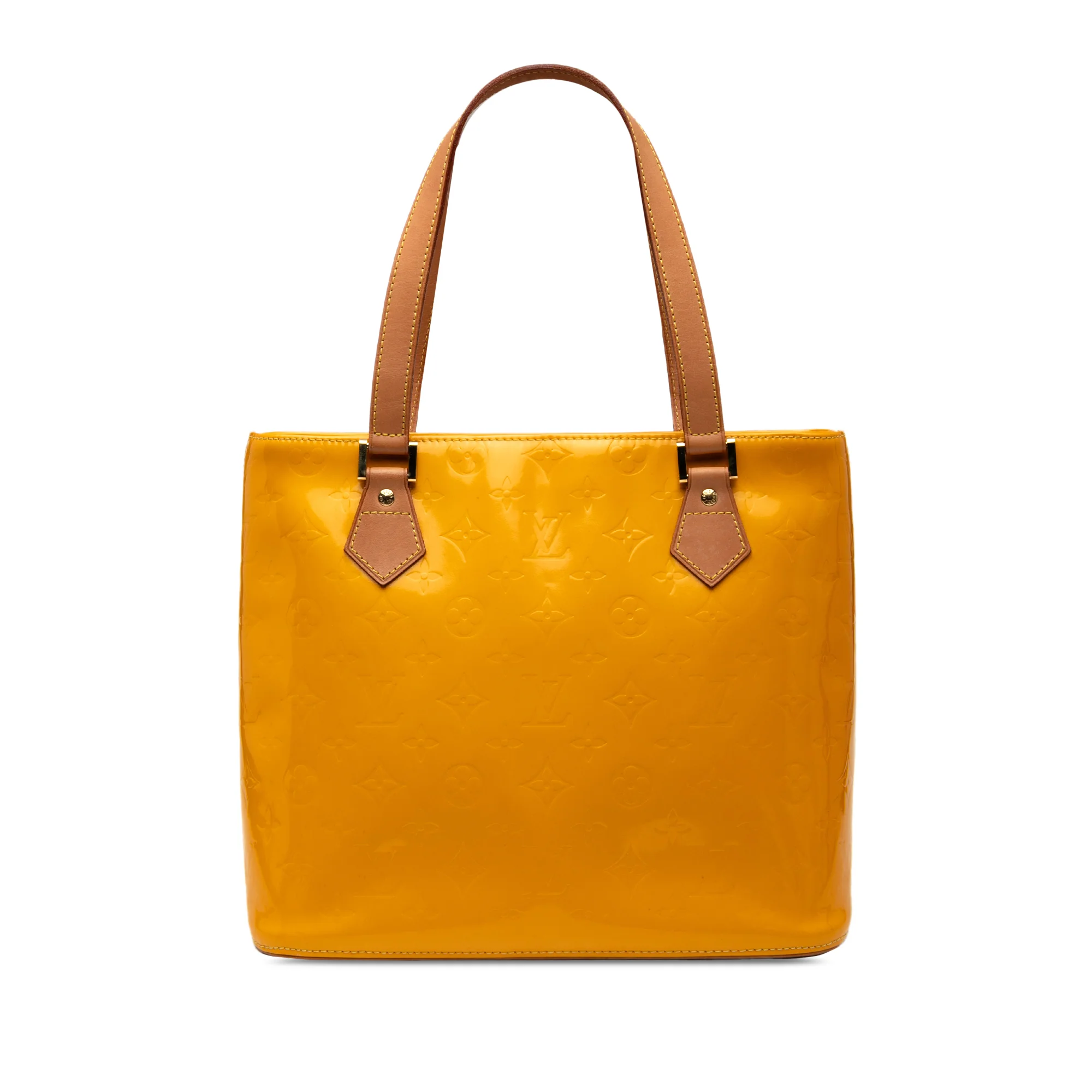Louis Vuitton | Pre-Owned Monogram Vernis Houston | Yellow/Light Yellow