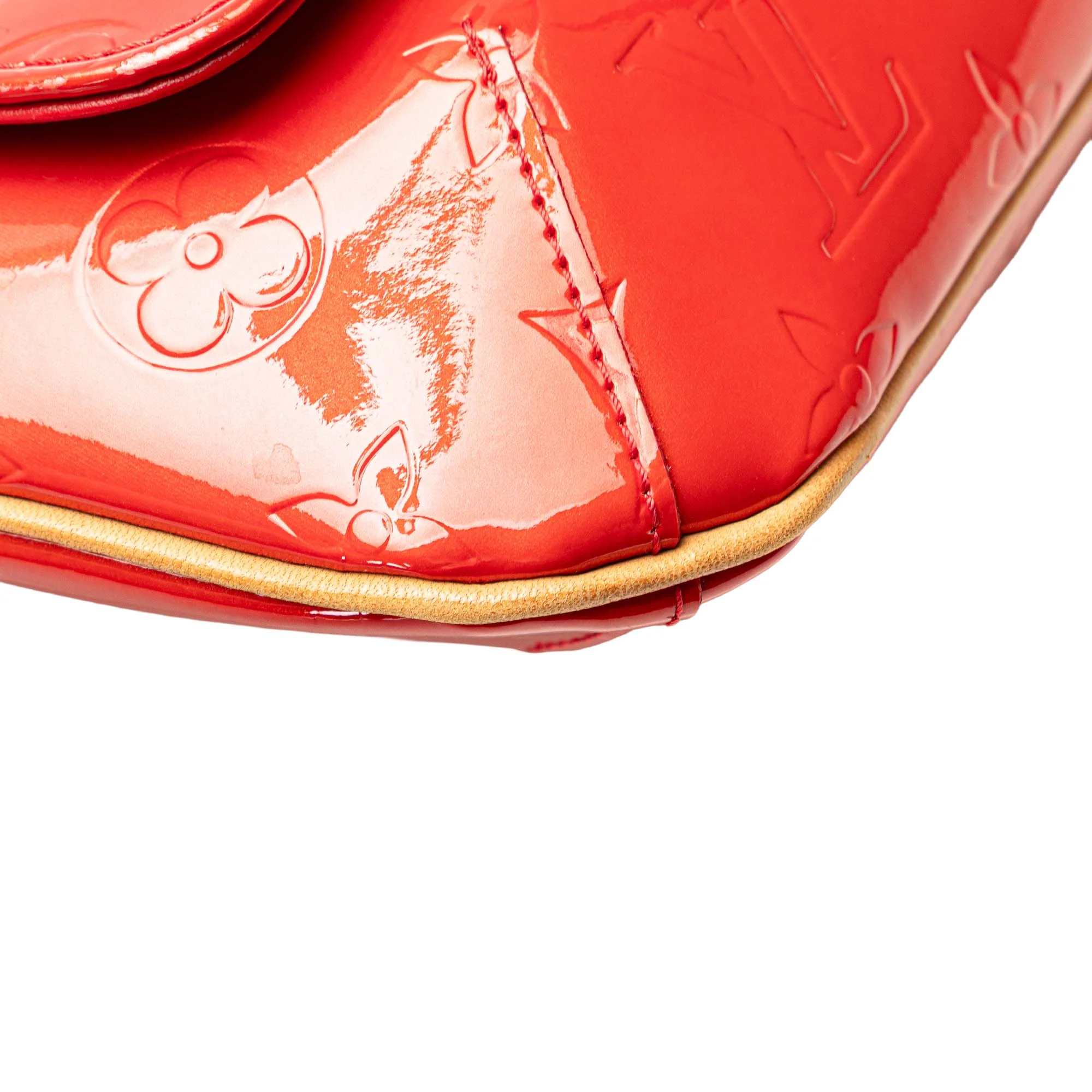 Louis Vuitton | Pre-Owned Monogram Vernis Thompson Street | Red - Image 12
