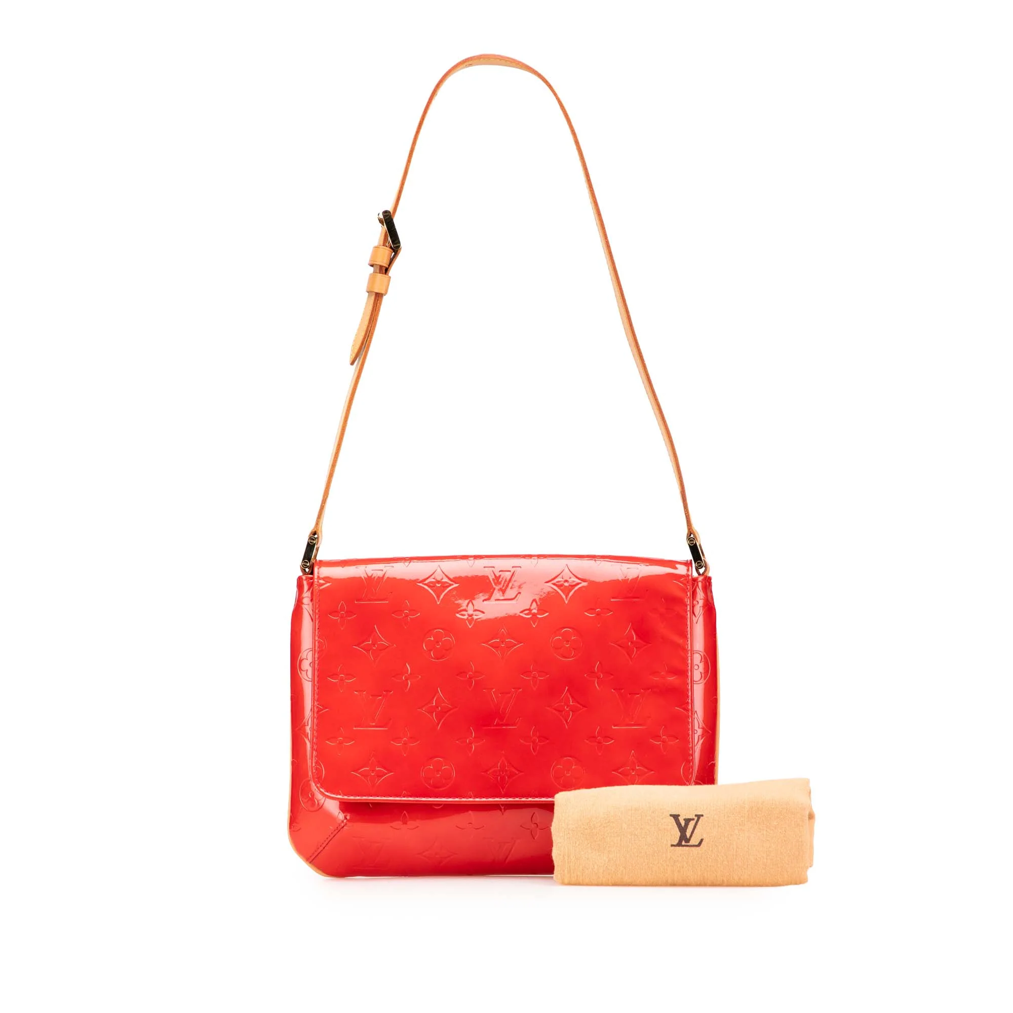Louis Vuitton | Pre-Owned Monogram Vernis Thompson Street | Red - Image 4