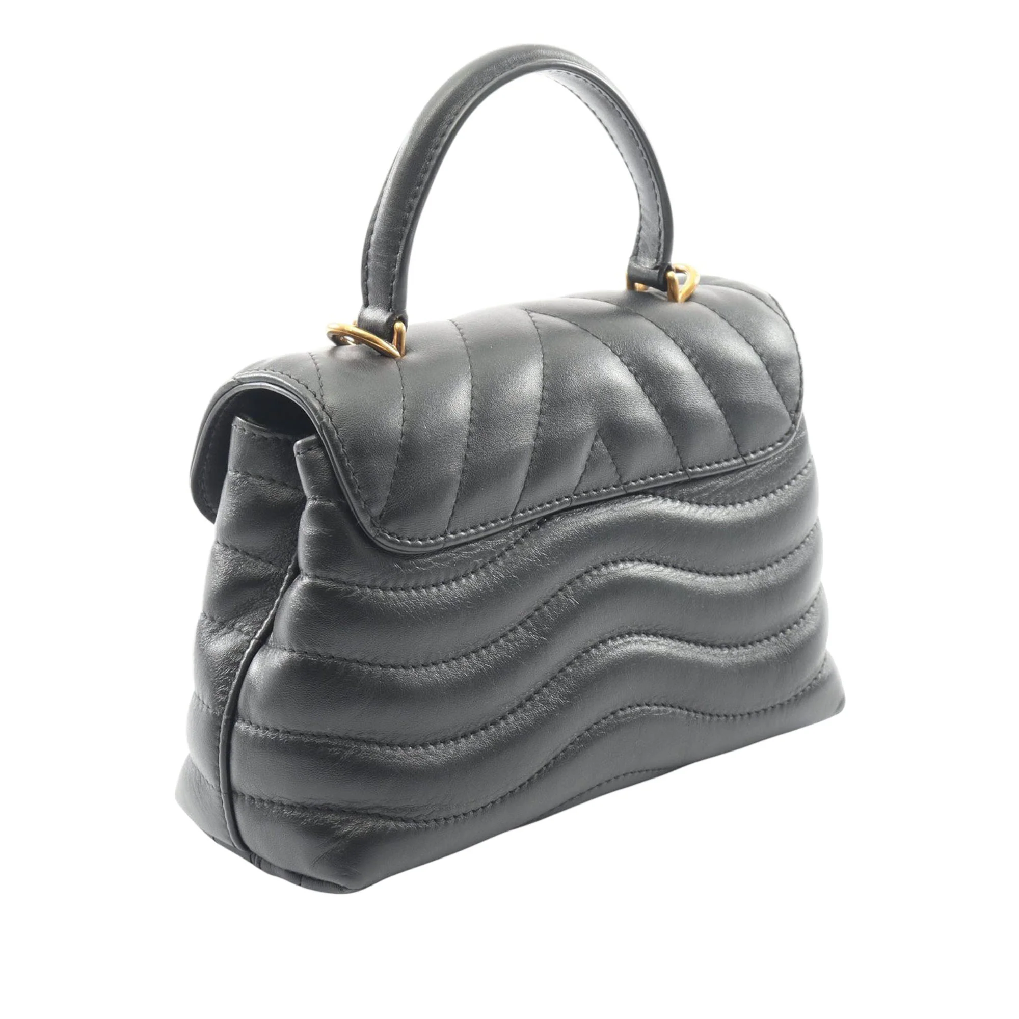 Louis Vuitton | Pre-Owned New Wave Hold Me Top Handle Satchel | Black - Image 2