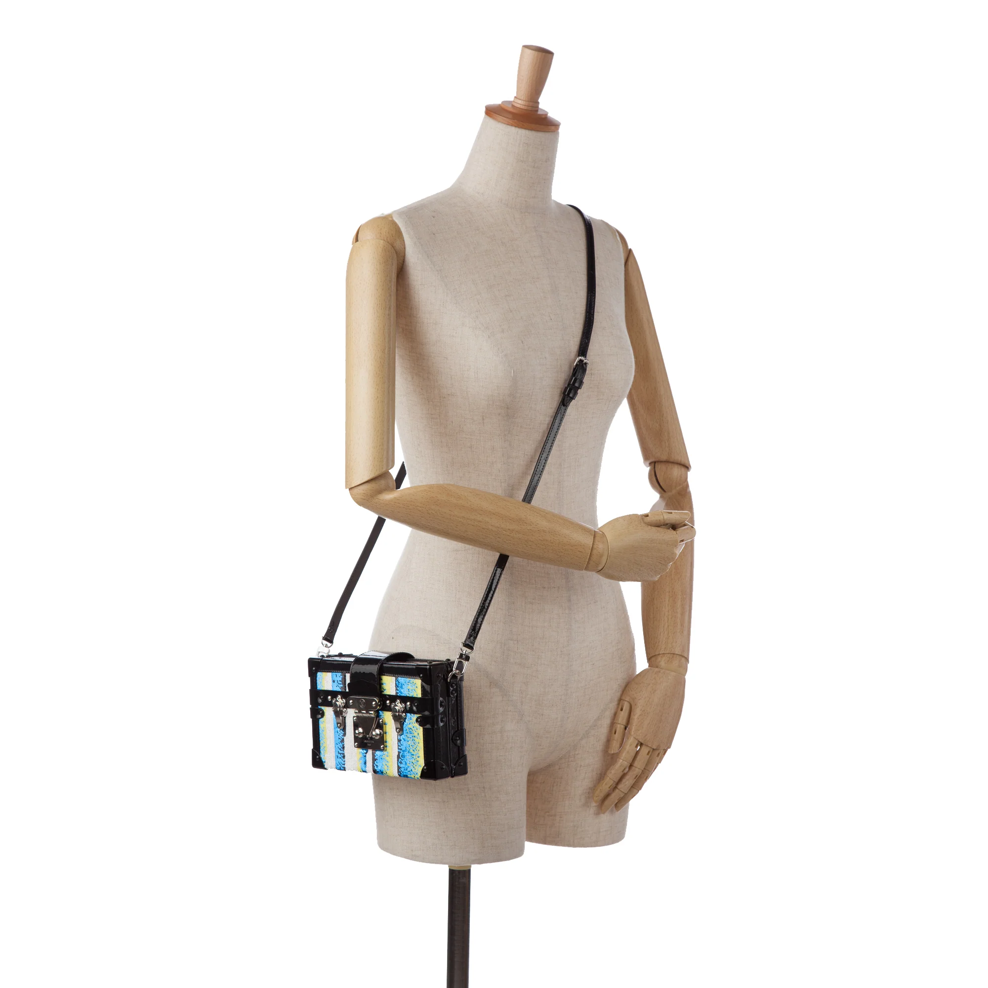 Louis Vuitton | Pre-Owned Sequins Petite Malle | Black - Image 10