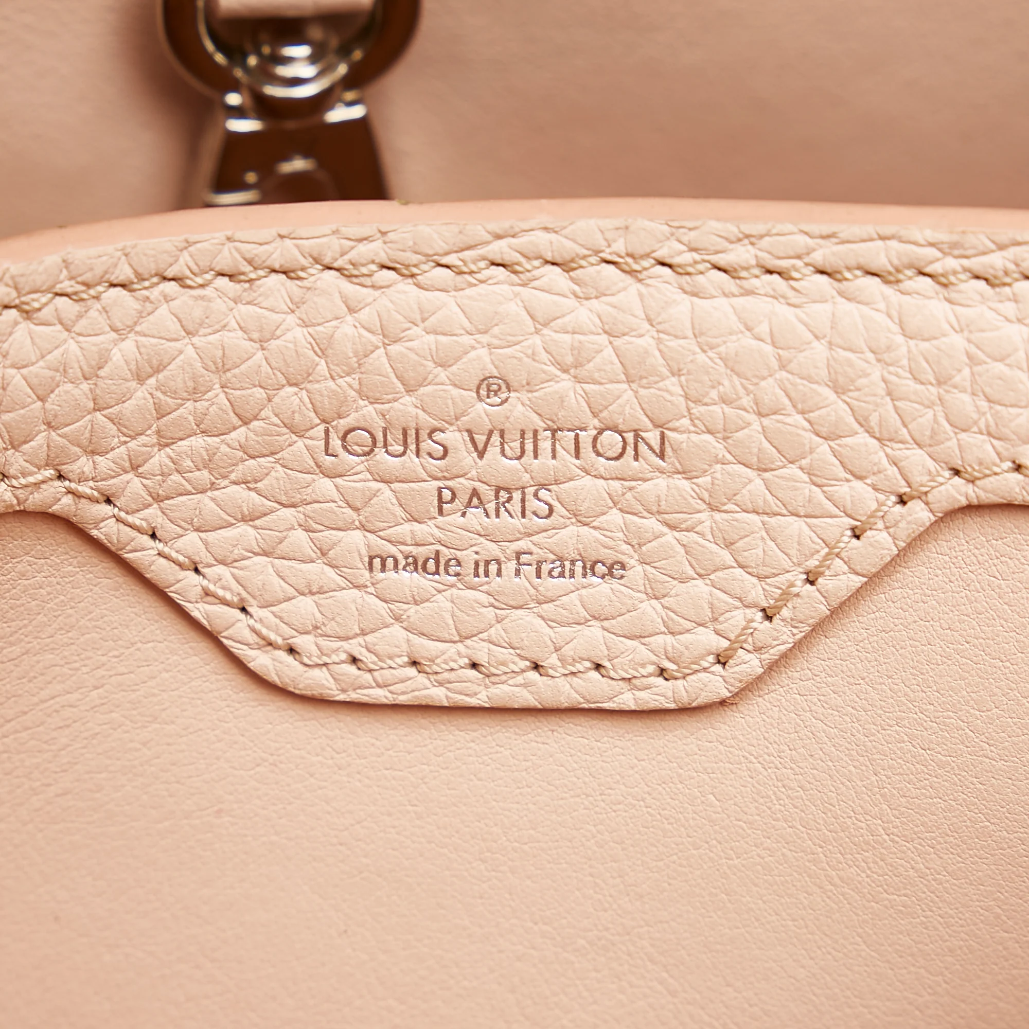Louis Vuitton | Pre-Owned Taurillon Capucines BB | Red - Image 12