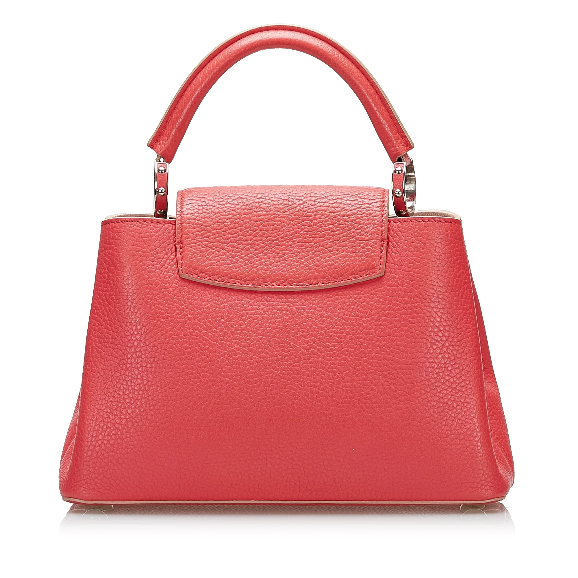 Louis Vuitton | Pre-Owned Taurillon Capucines BB | Red - Image 8