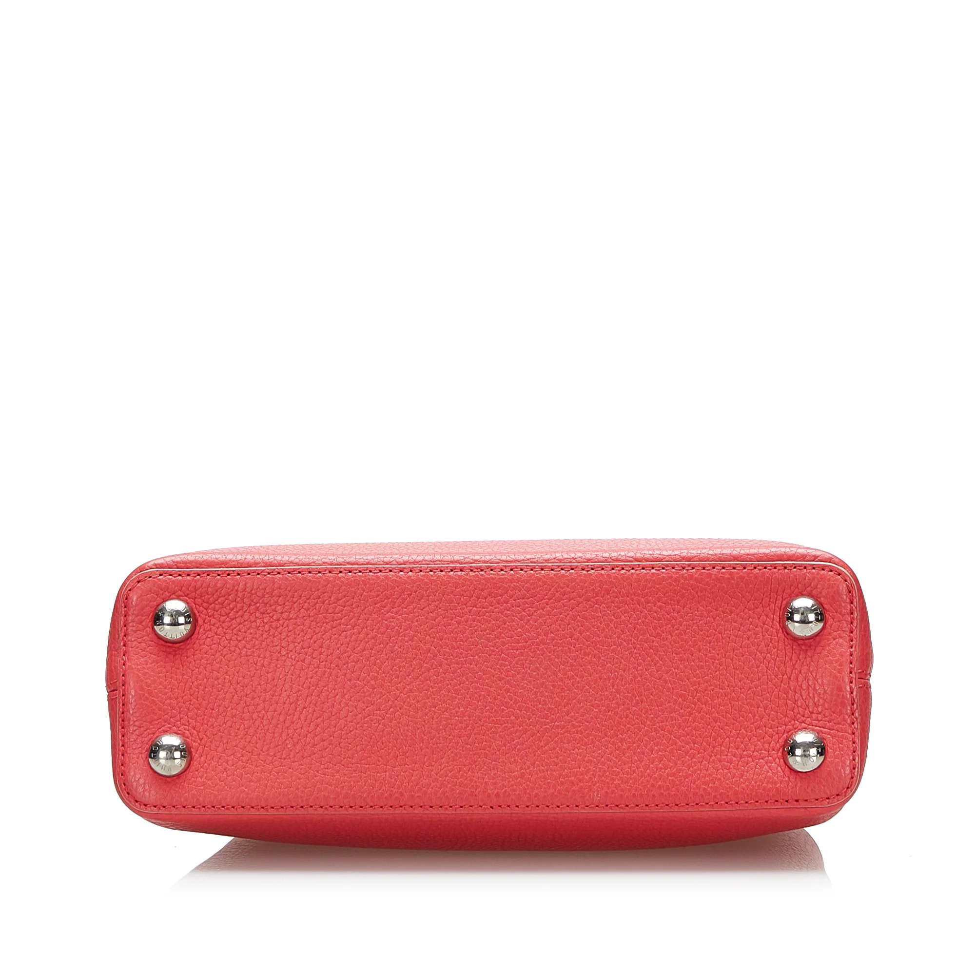 Louis Vuitton | Pre-Owned Taurillon Capucines BB | Red - Image 9
