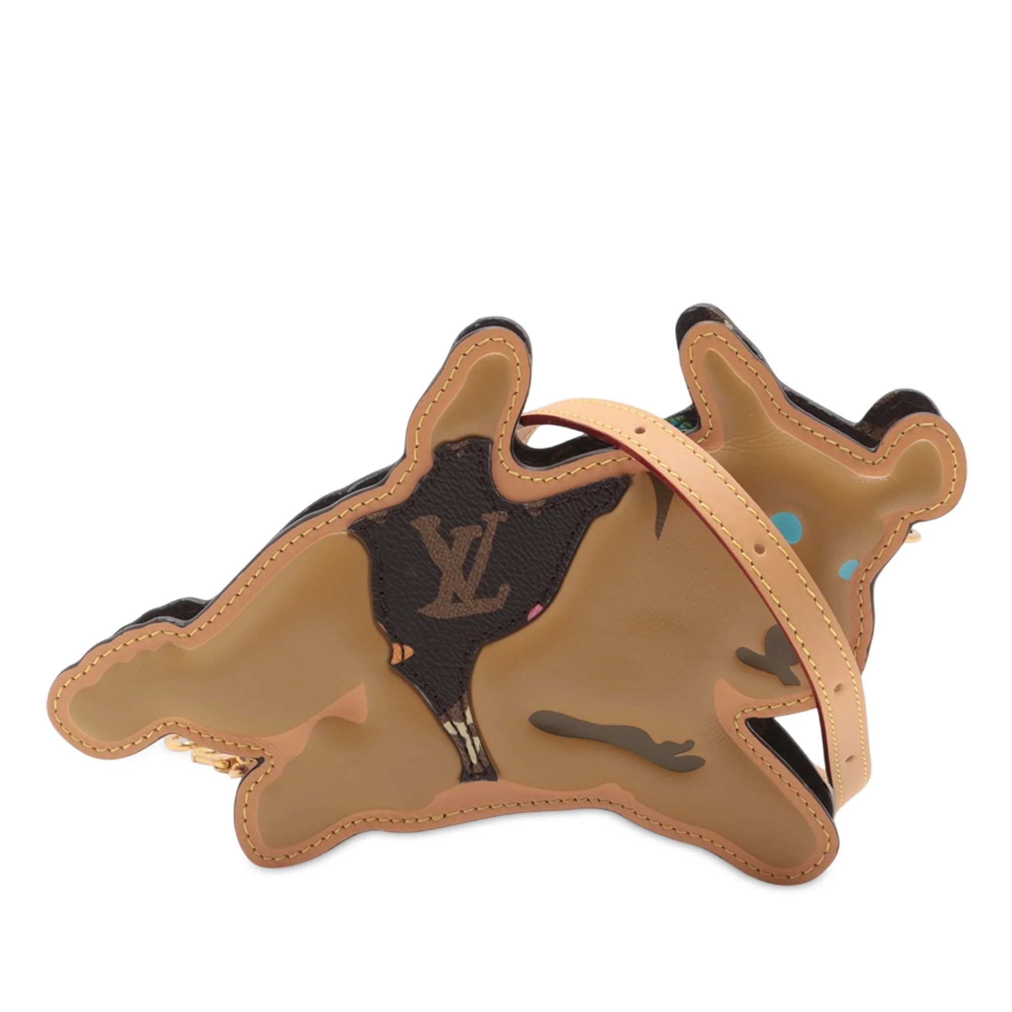 Louis Vuitton | Pre-Owned Tyler The Creator Monogram Craggy Dog On Strap Wearable Wallet | Brown