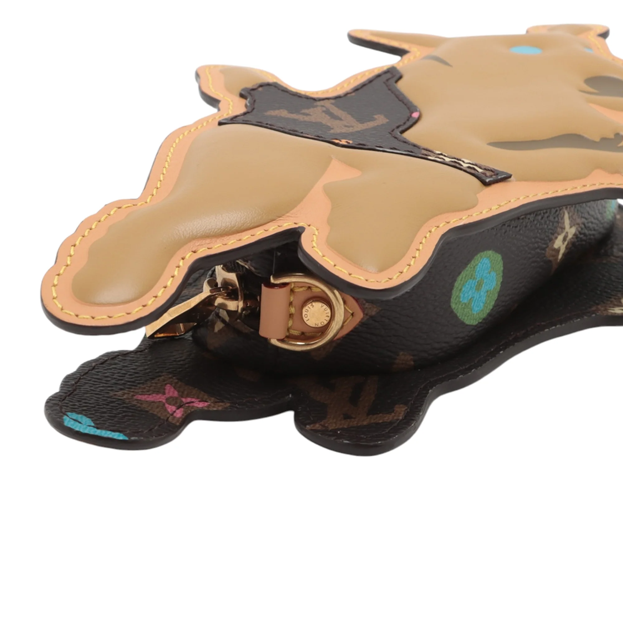 Louis Vuitton | Pre-Owned Tyler The Creator Monogram Craggy Dog On Strap Wearable Wallet | Brown - Image 6