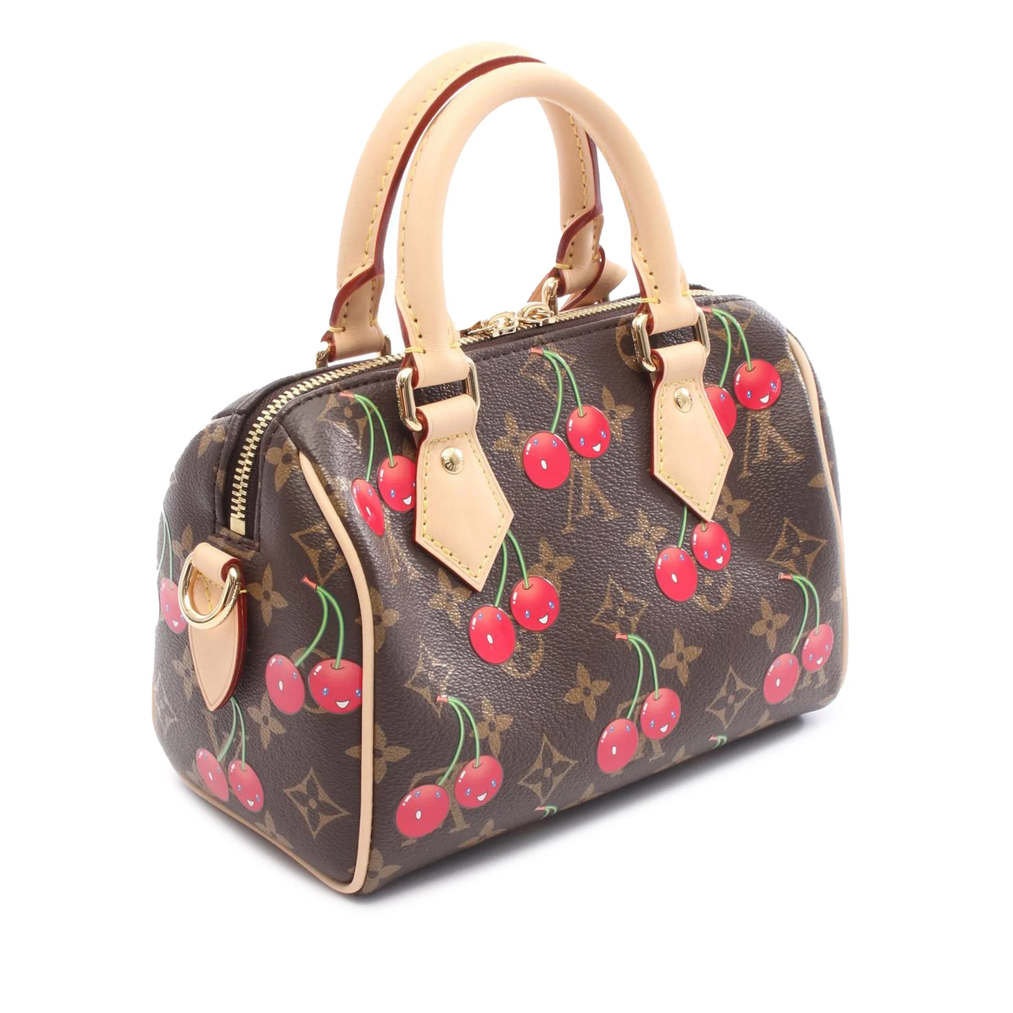 Louis Vuitton | Pre-Owned x Takashi Murakami Speedy Bandouliere 20 | Brown - Image 2