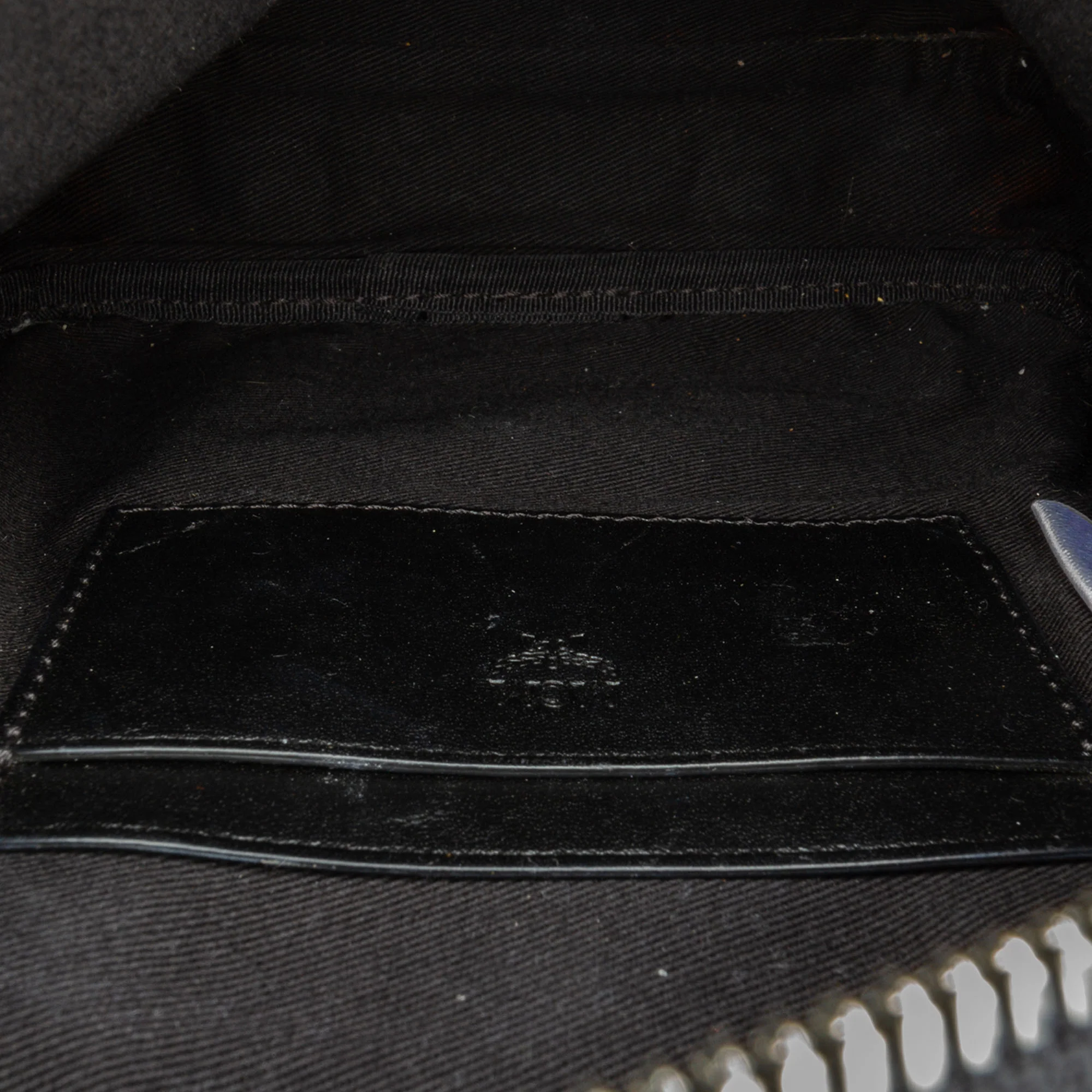 MCM | Pre-Owned Visetos Coated Canvas Triple Sling Bag | Black - Image 5