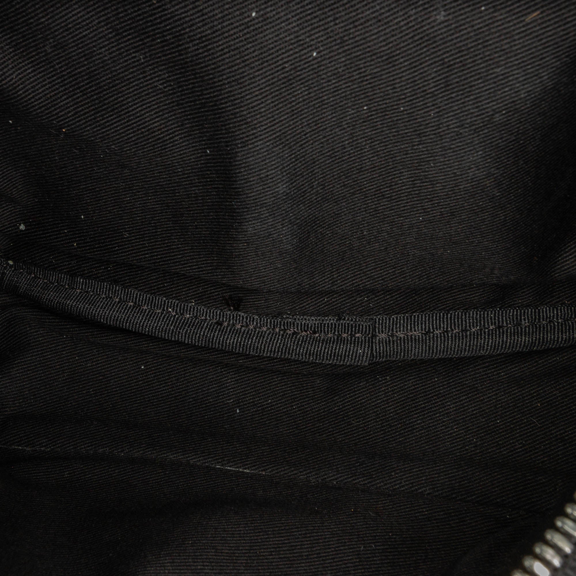 MCM | Pre-Owned Visetos Coated Canvas Triple Sling Bag | Black - Image 6